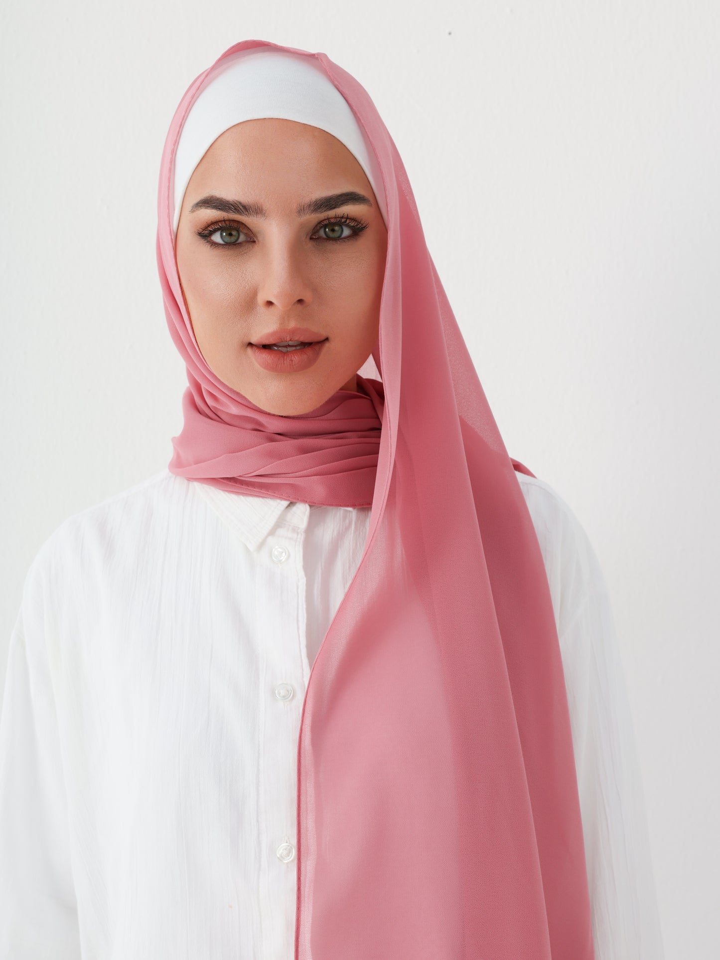 PREMIUM CHIFFON HIJAB - TAFFY PINK
