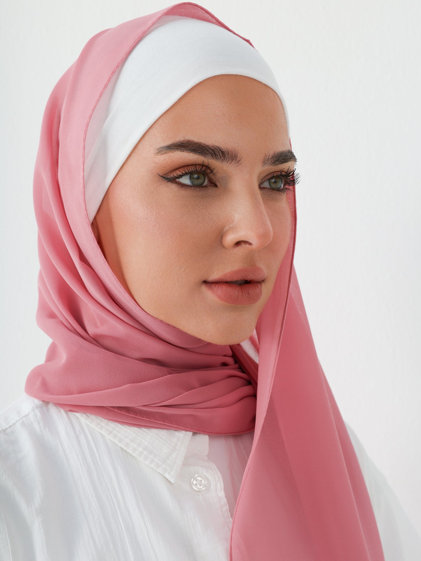 PREMIUM CHIFFON HIJAB - TAFFY PINK