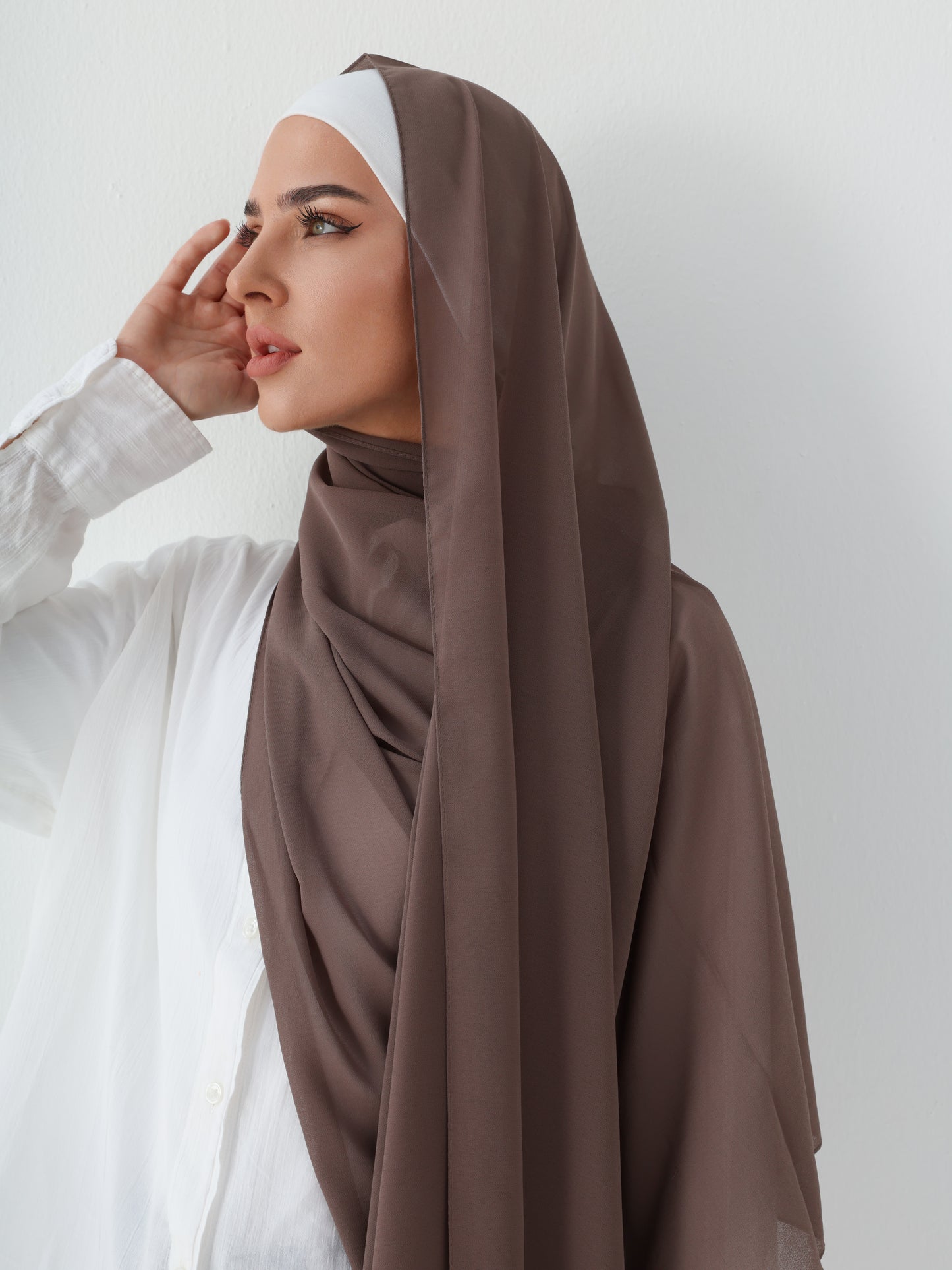 PREMIUM CHIFFON HIJAB - CEDAR