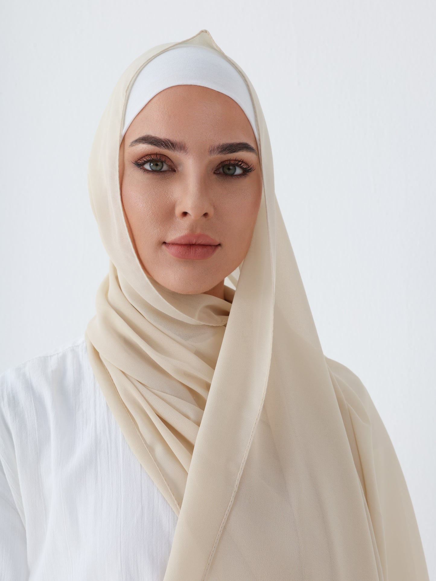 PREMIUM CHIFFON HIJAB - CREAM
