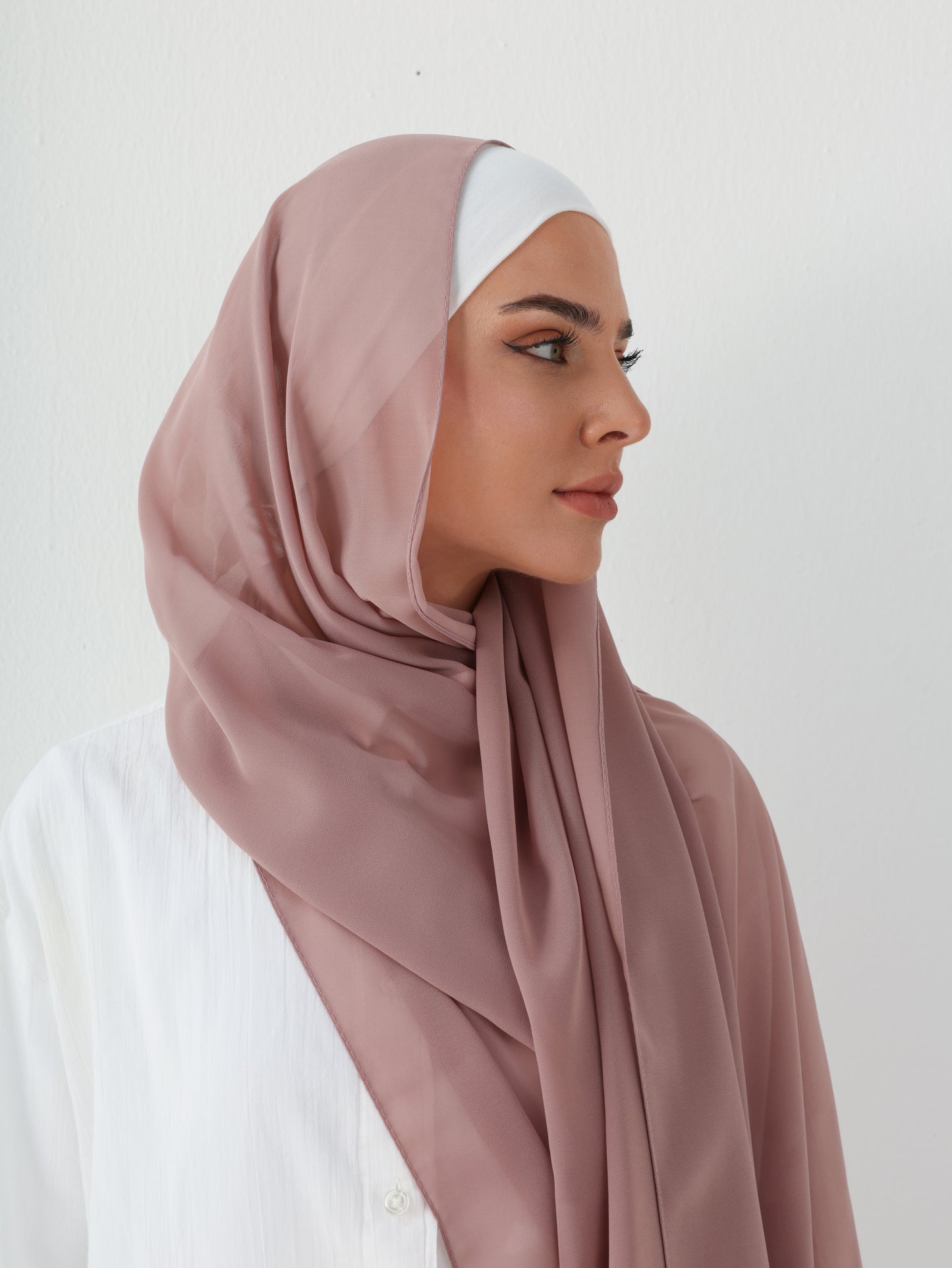 PREMIUM CHIFFON HIJAB - ROSE DUST