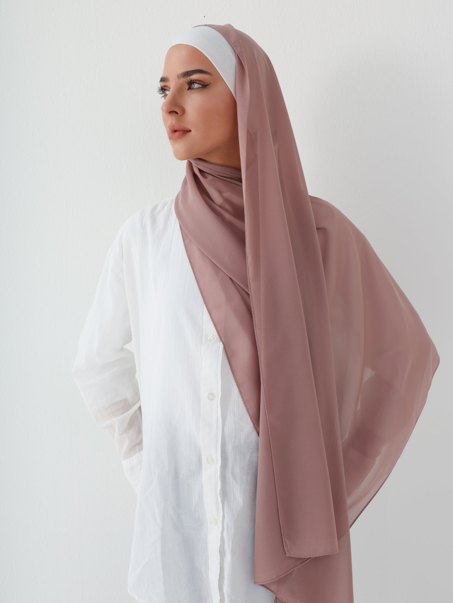 PREMIUM CHIFFON HIJAB - ROSE DUST