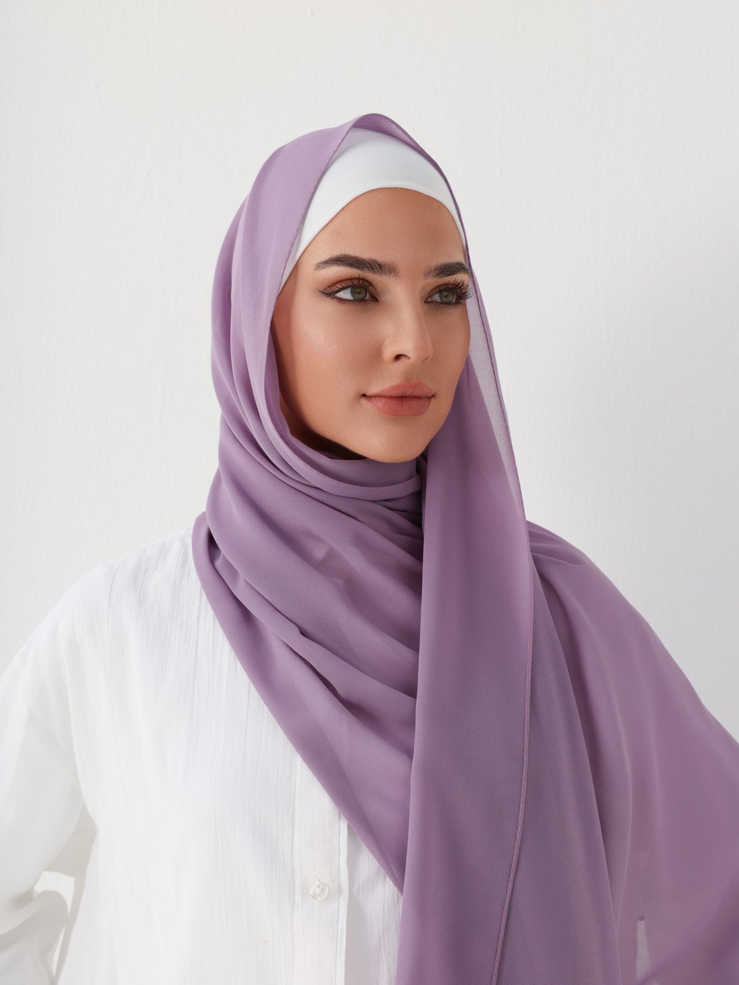 PREMIUM CHIFFON HIJAB - ORCHID