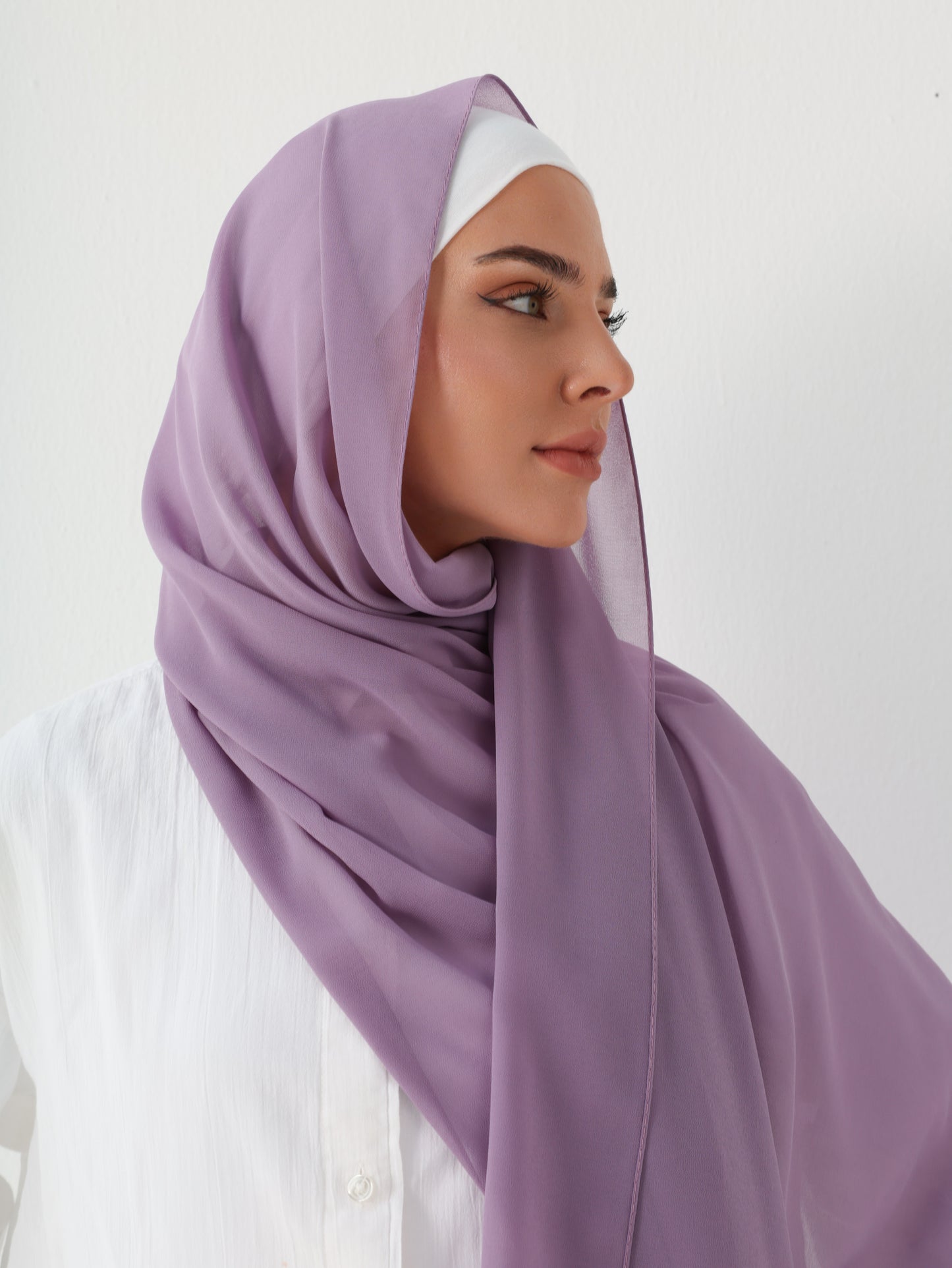 PREMIUM CHIFFON HIJAB - ORCHID