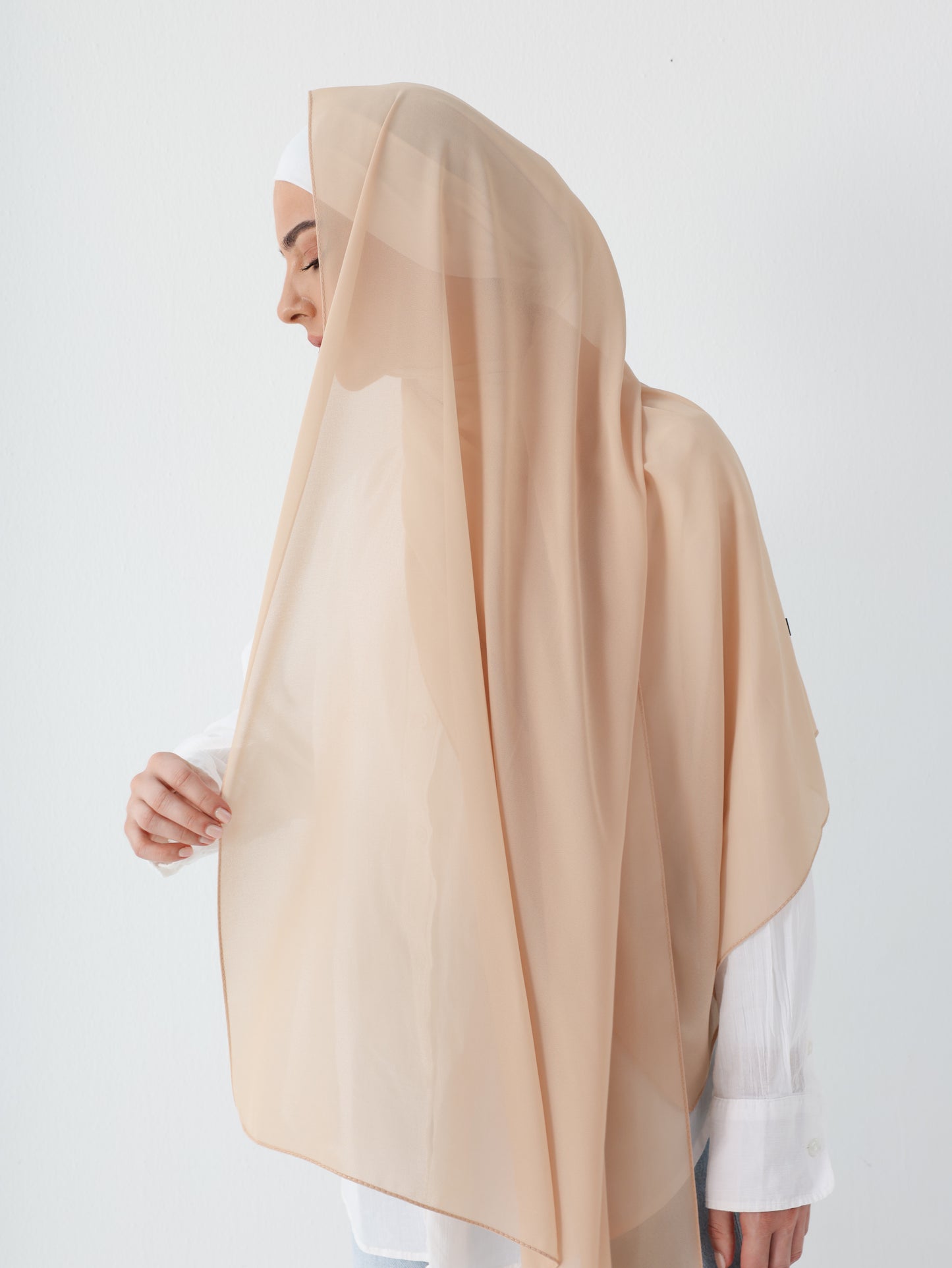 PREMIUM CHIFFON HIJAB - BISCUIT