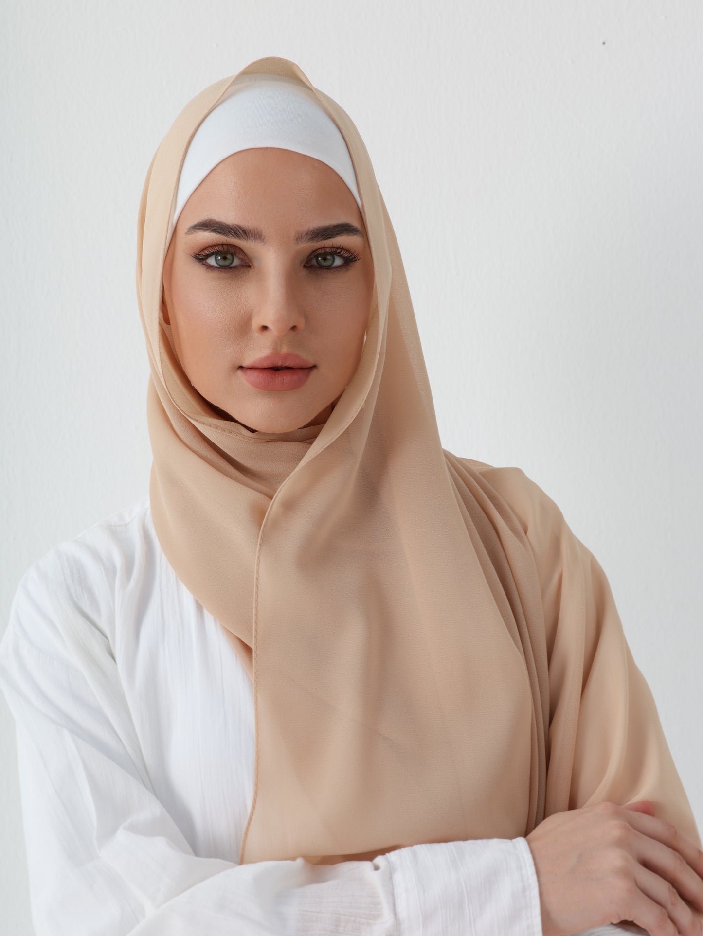 PREMIUM CHIFFON HIJAB - BISCUIT