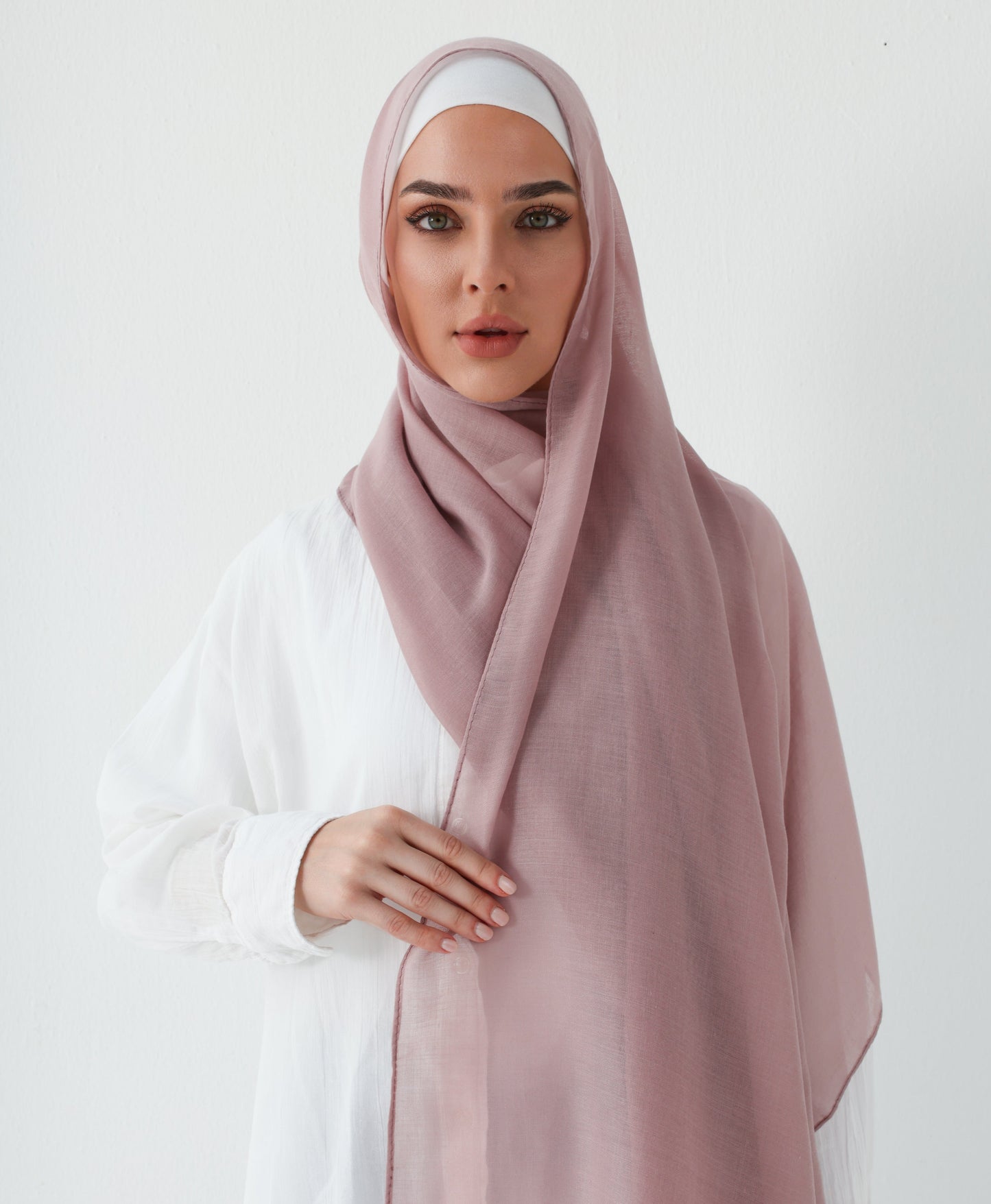 MODAL HIJAB - NUDE PINK