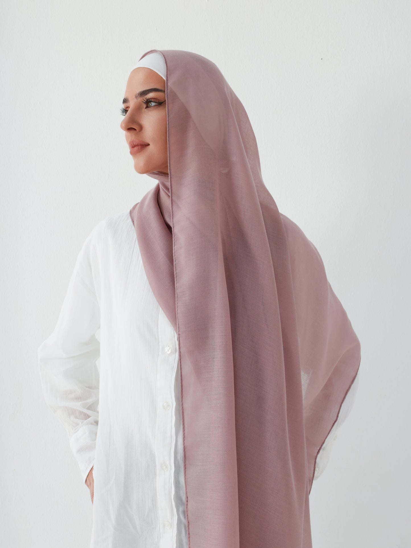 MODAL HIJAB - NUDE PINK