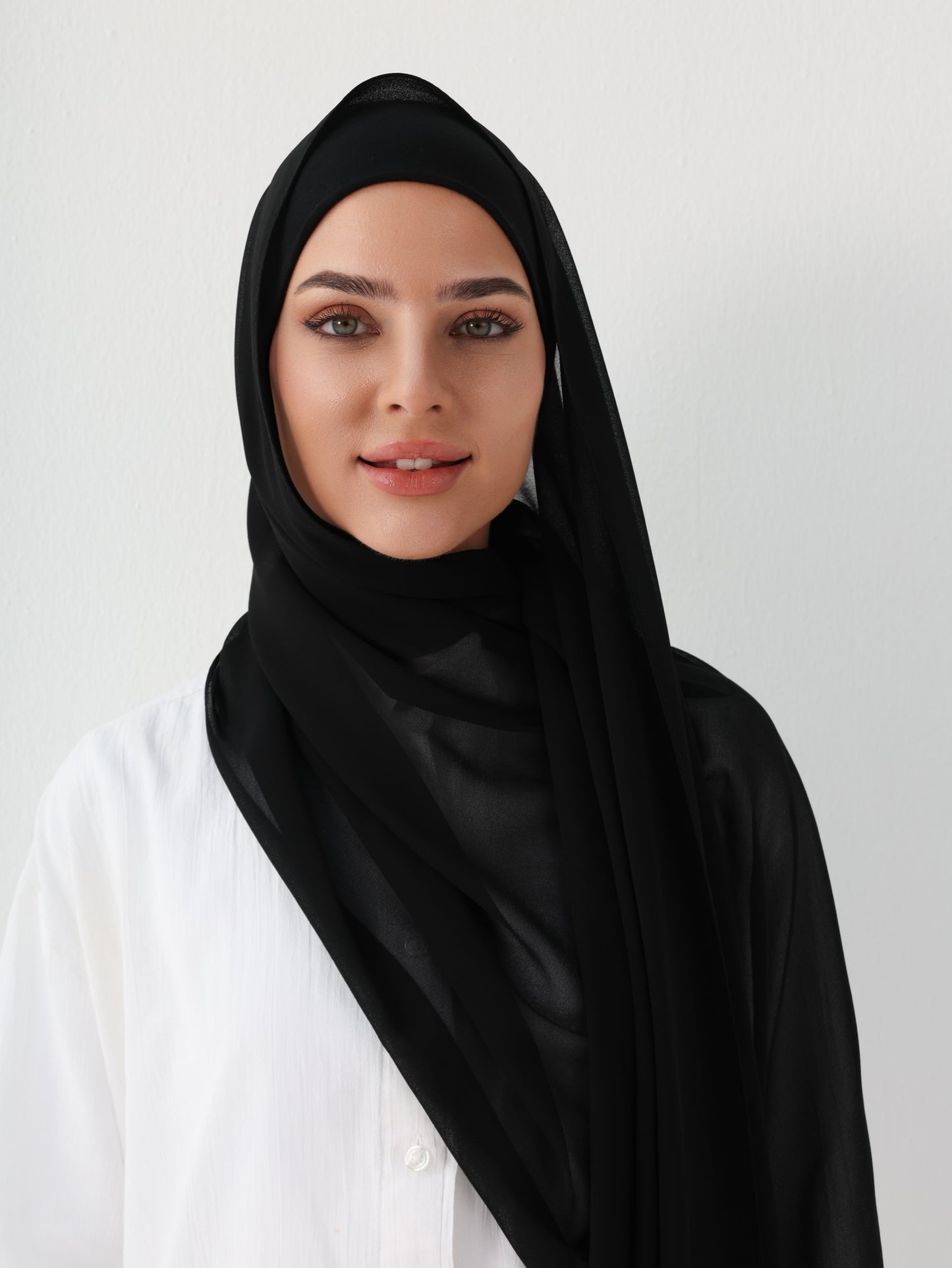 PREMIUM CHIFFON HIJAB - BLACK