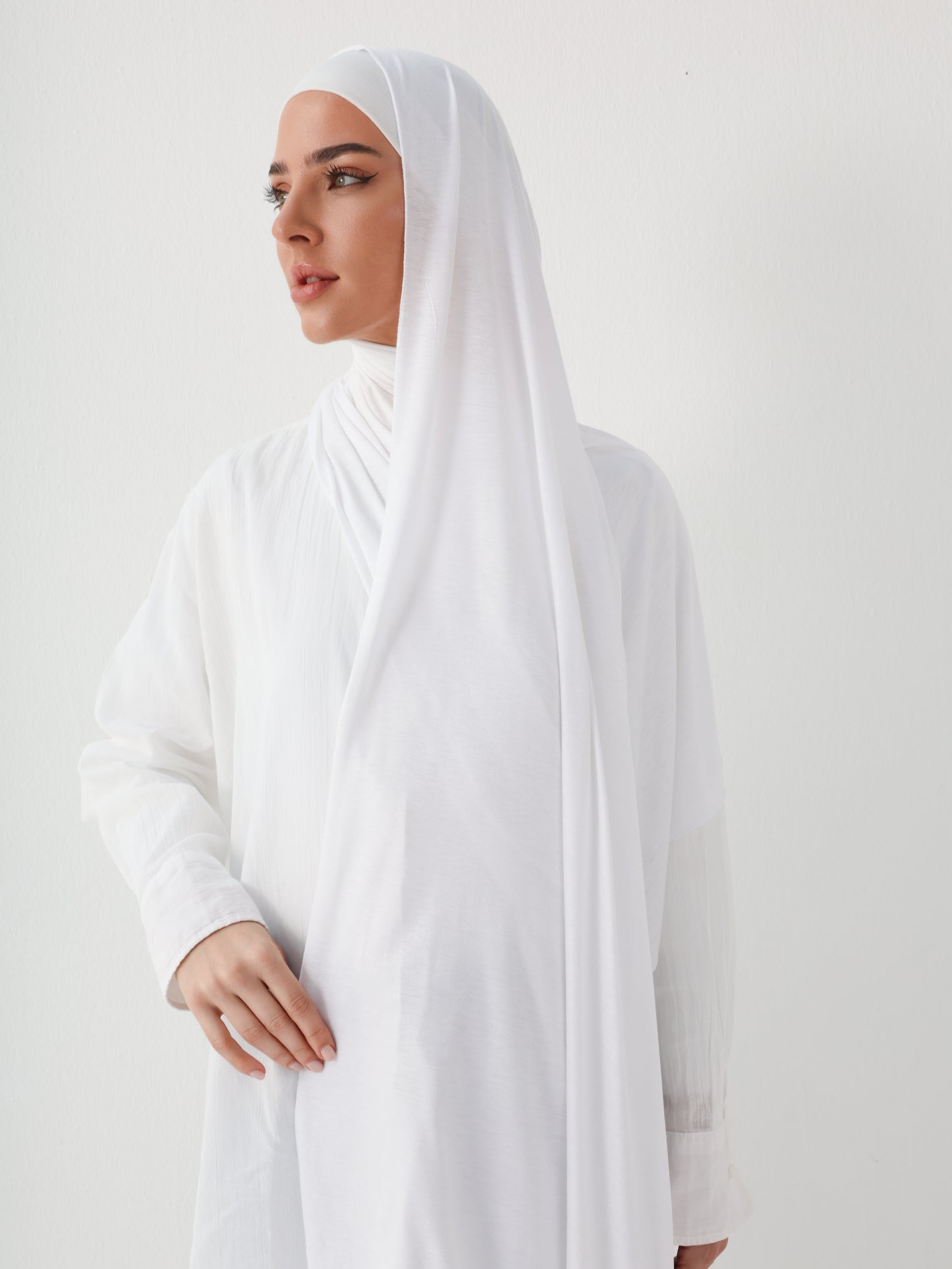 PREMIUM JERSEY HIJAB - WHITE