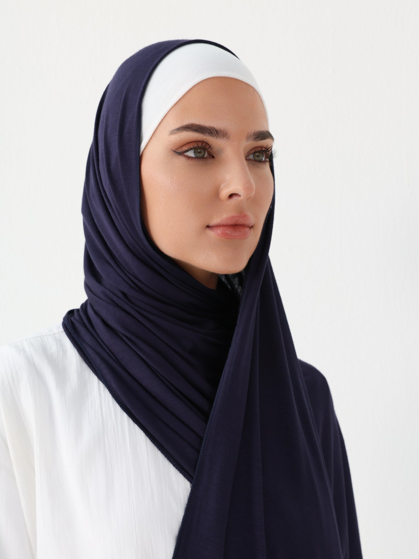 PREMIUM JERSEY HIJAB - NAVY BLUE
