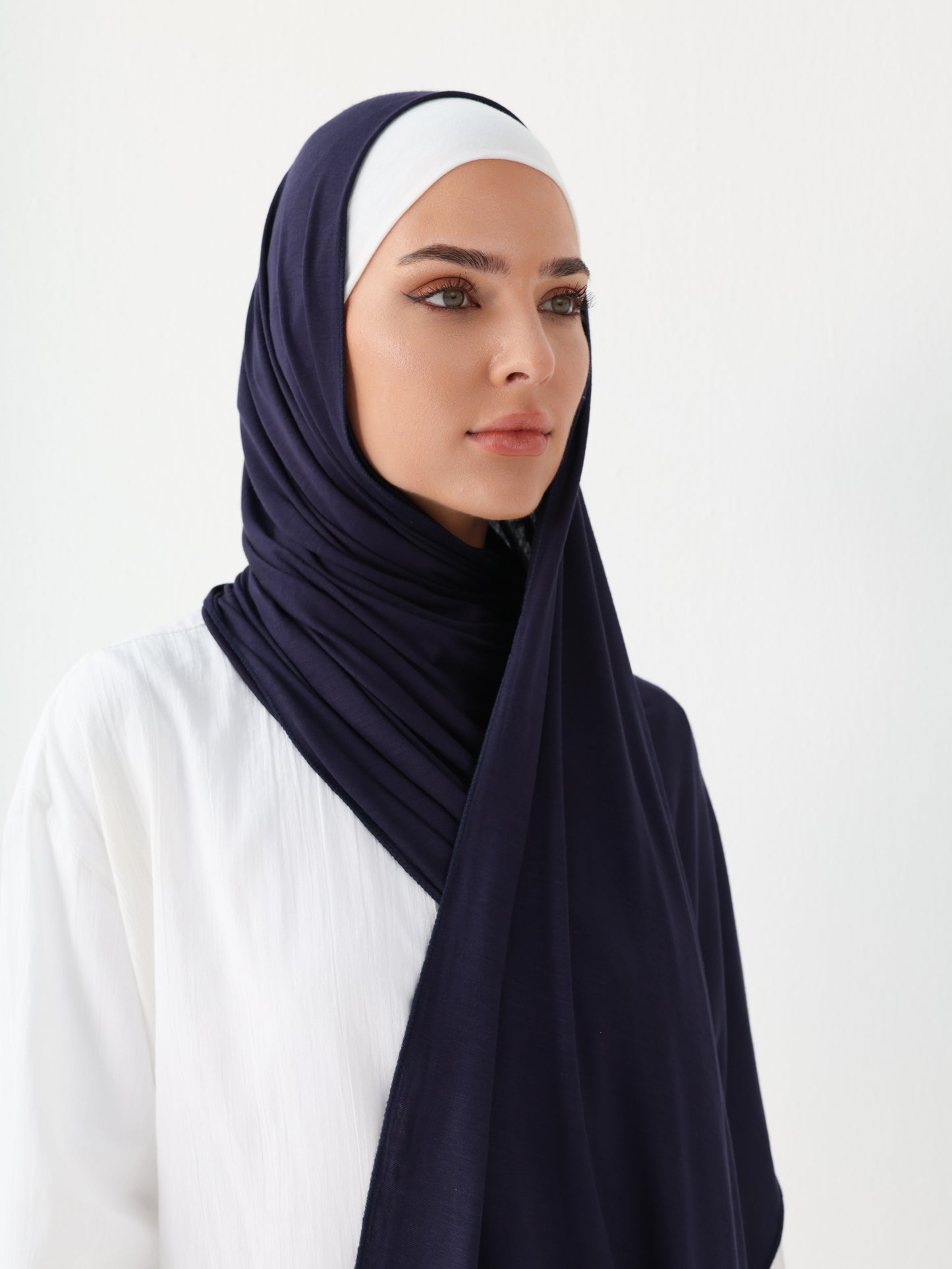 PREMIUM JERSEY HIJAB - NAVY BLUE