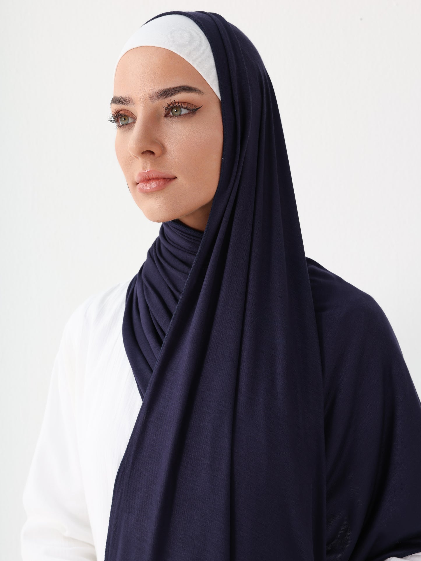 PREMIUM JERSEY HIJAB - NAVY BLUE