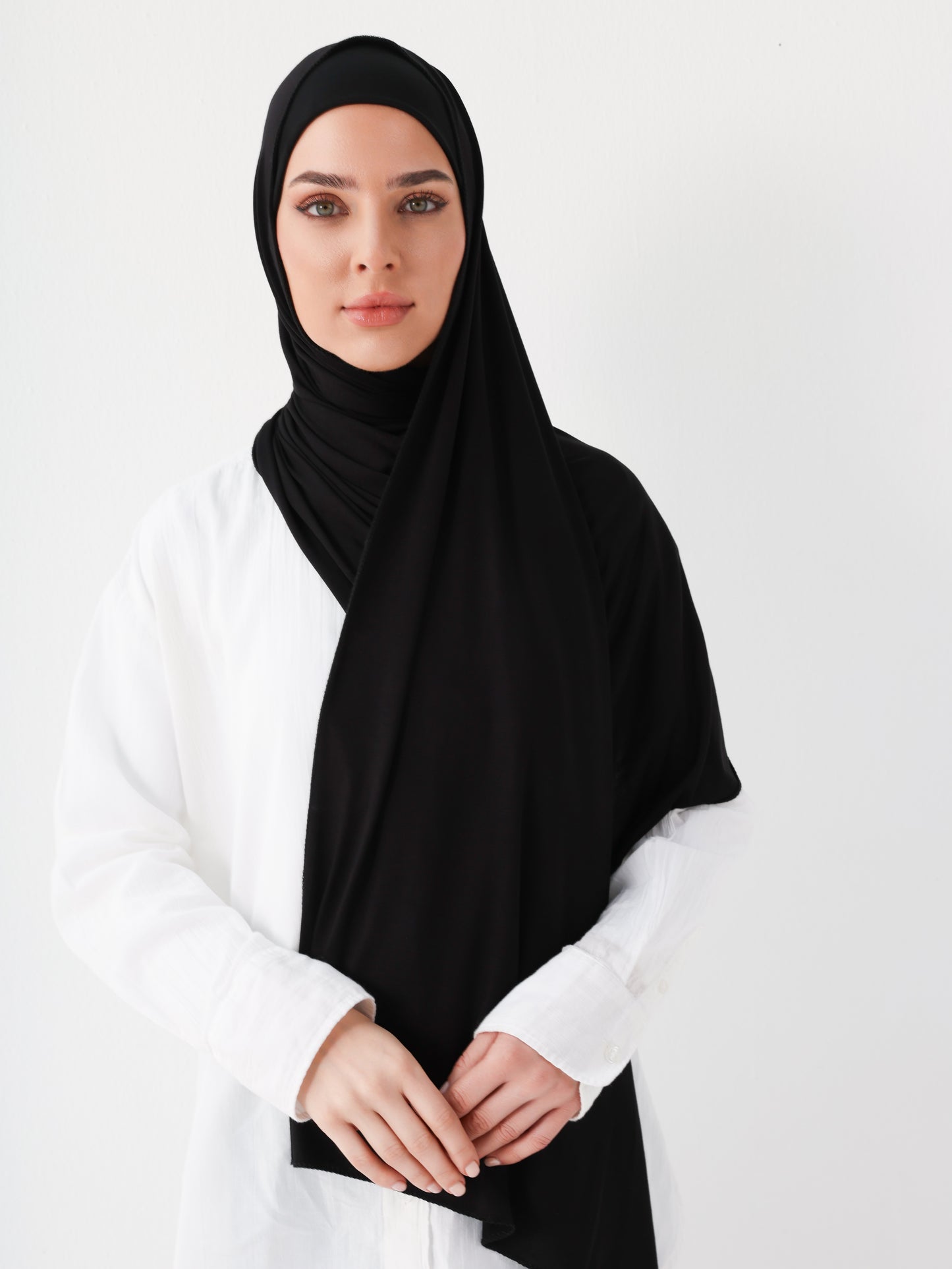 PREMIUM JERSEY HIJAB - BLACK