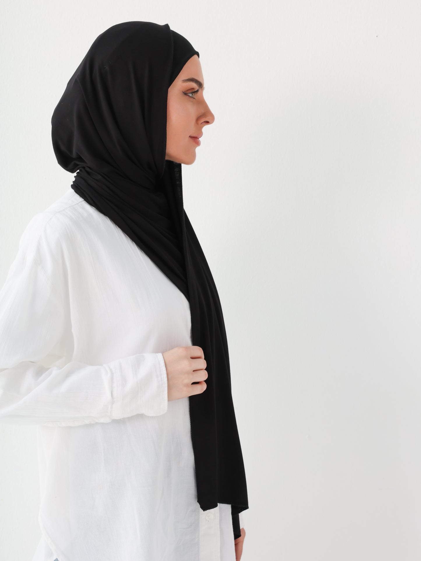 PREMIUM JERSEY HIJAB - BLACK