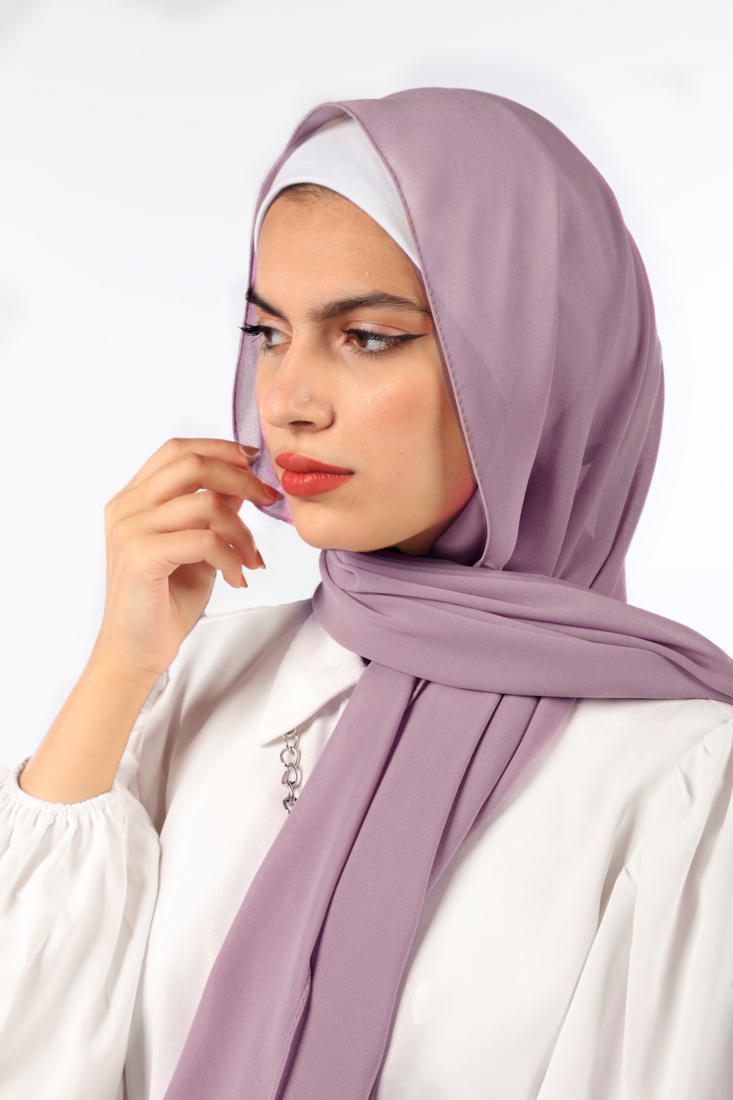 PREMIUM CHIFFON HIJAB - MAUVE