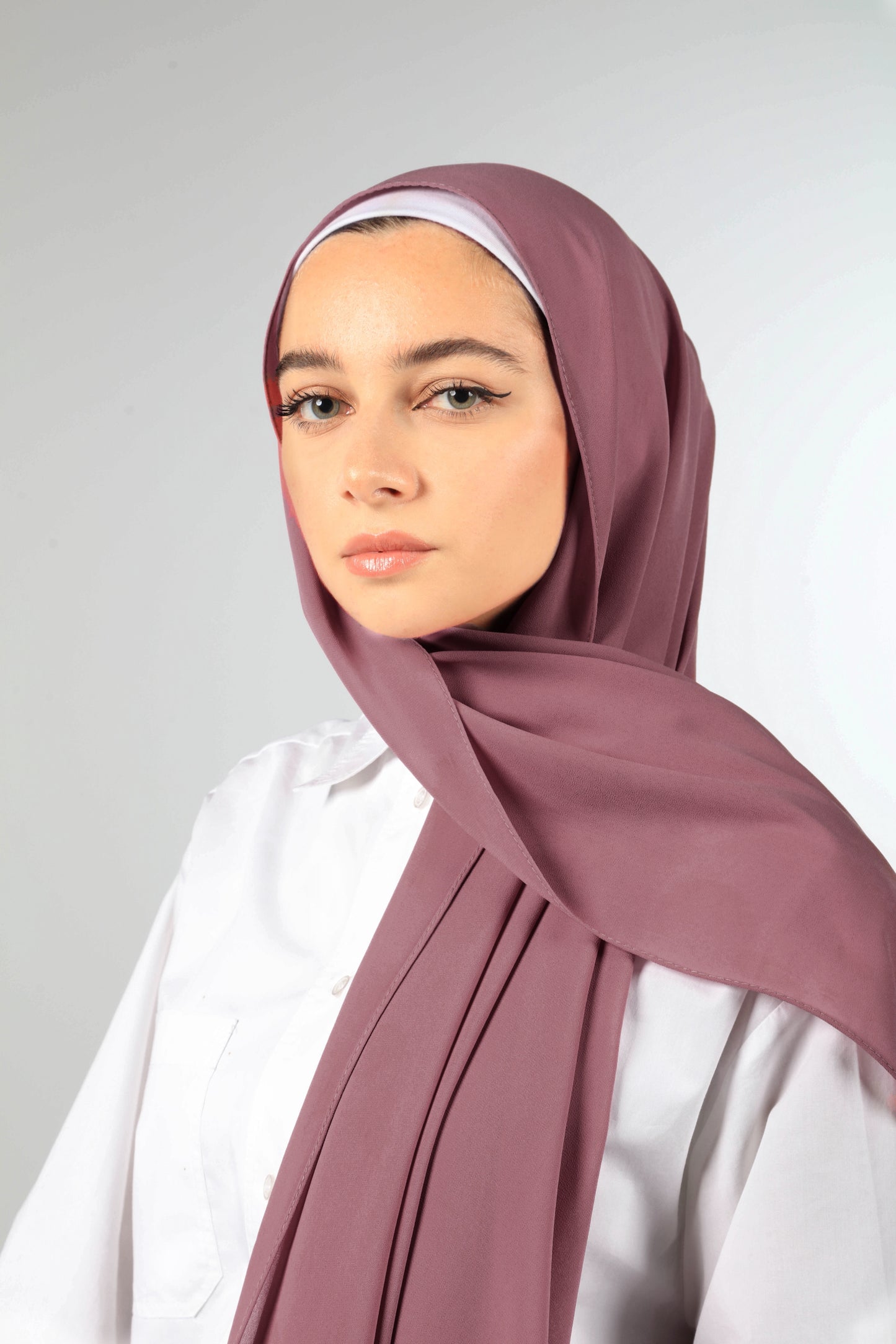PREMIUM CHIFFON HIJAB - ROSEWOOD