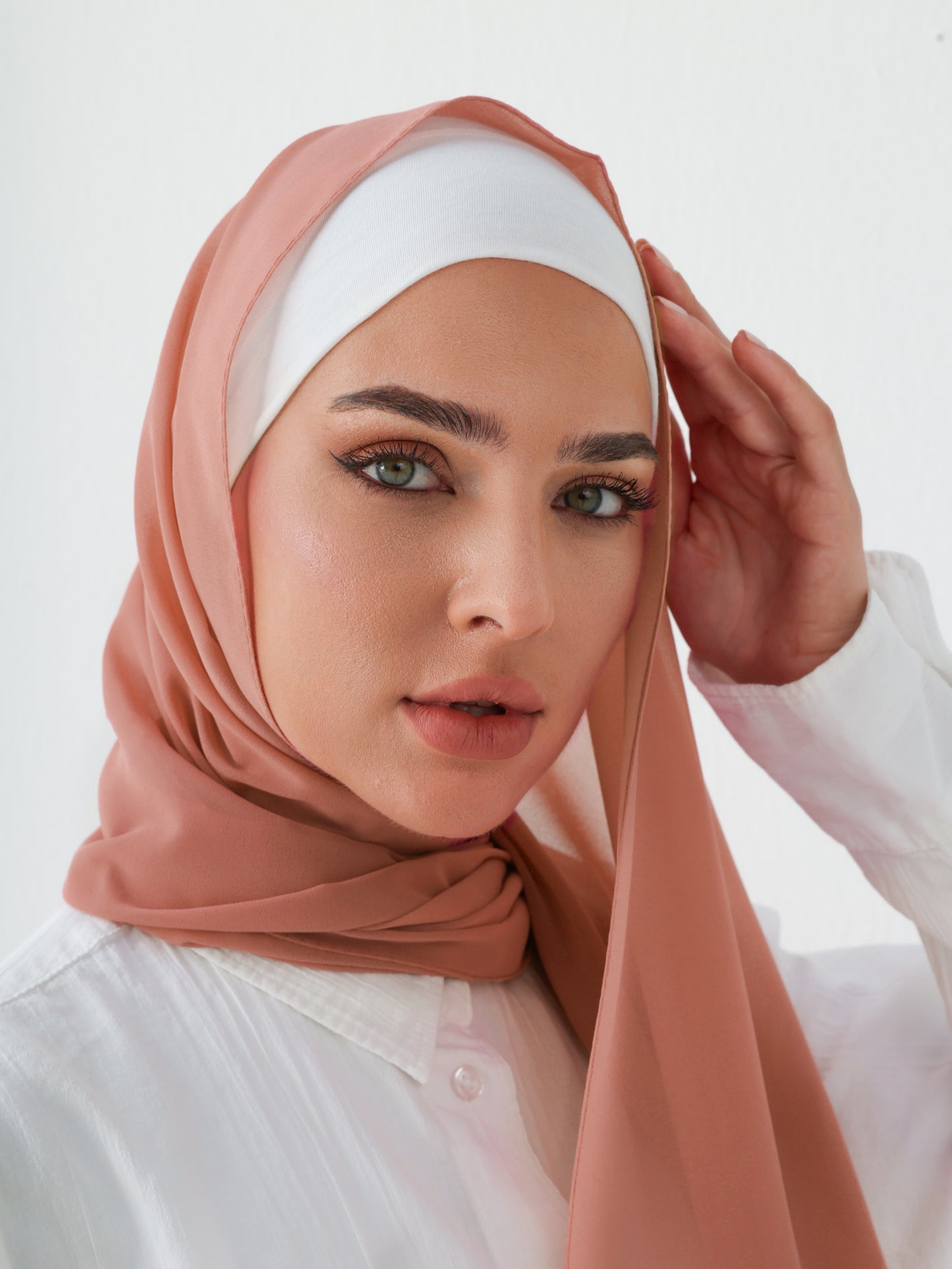 PREMIUM CHIFFON HIJAB - TERACOTTA