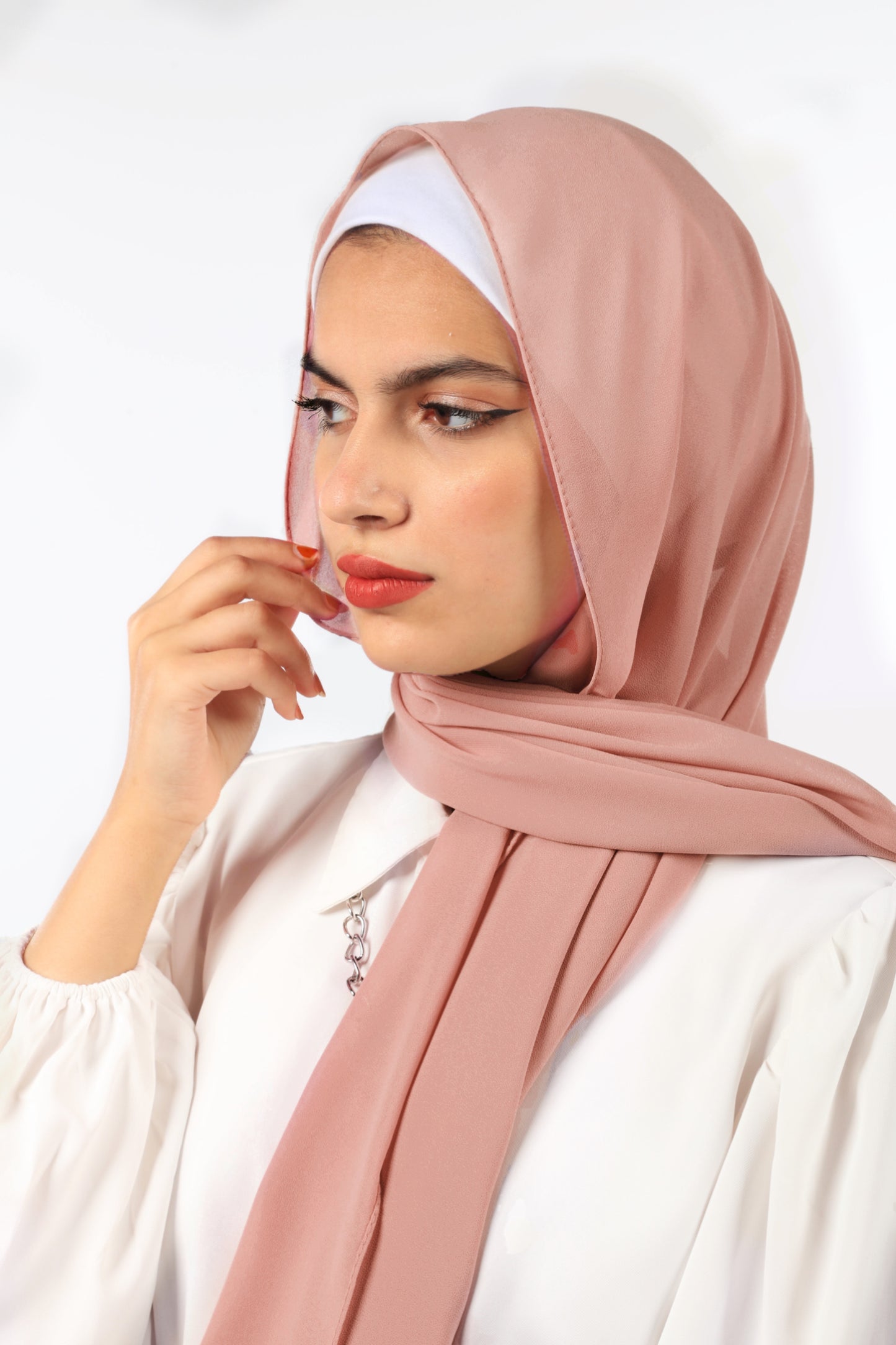 PREMIUM CHIFFON HIJAB - NUDE SAND
