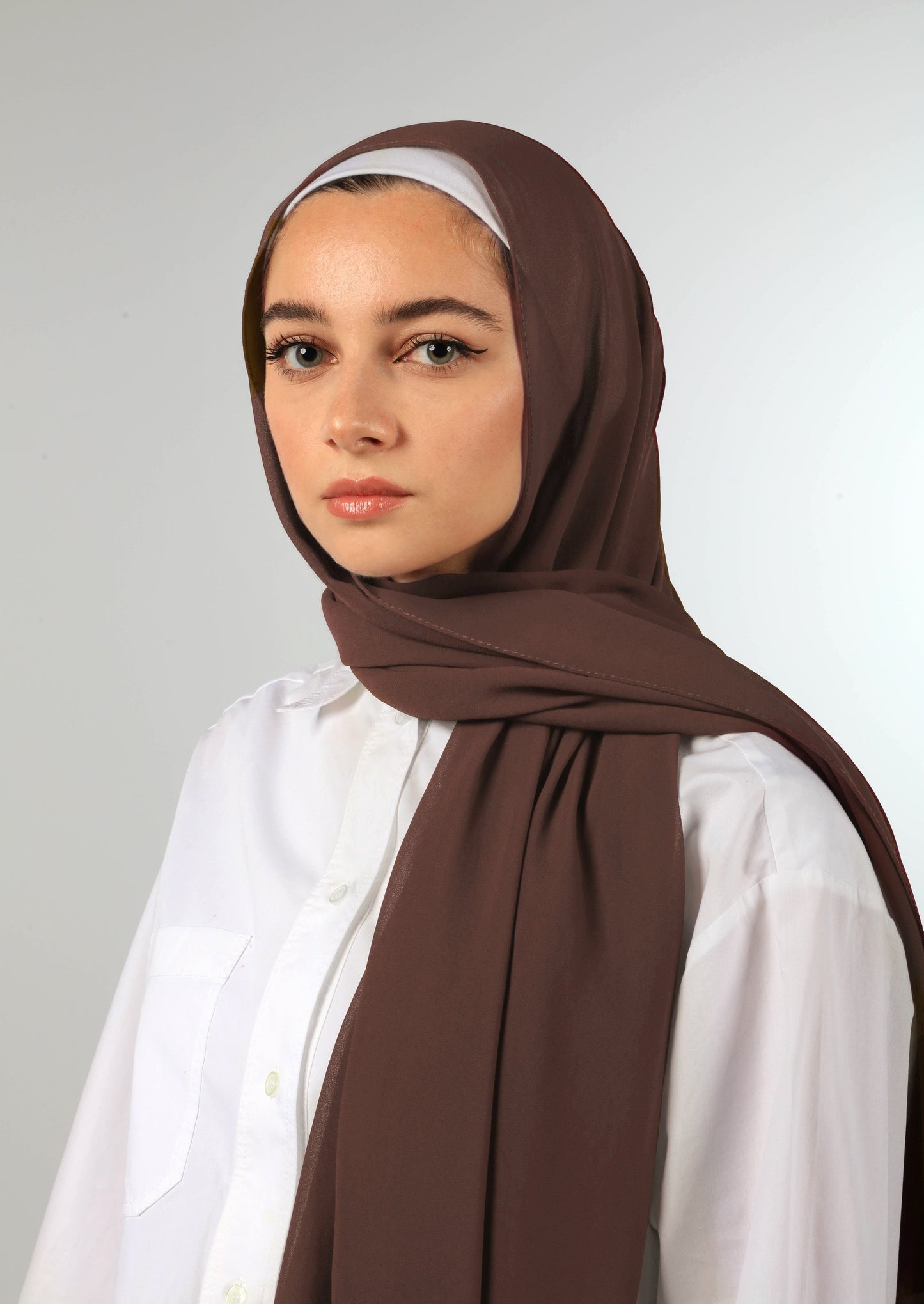 PREMIUM CHIFFON HIJAB - CEDAR