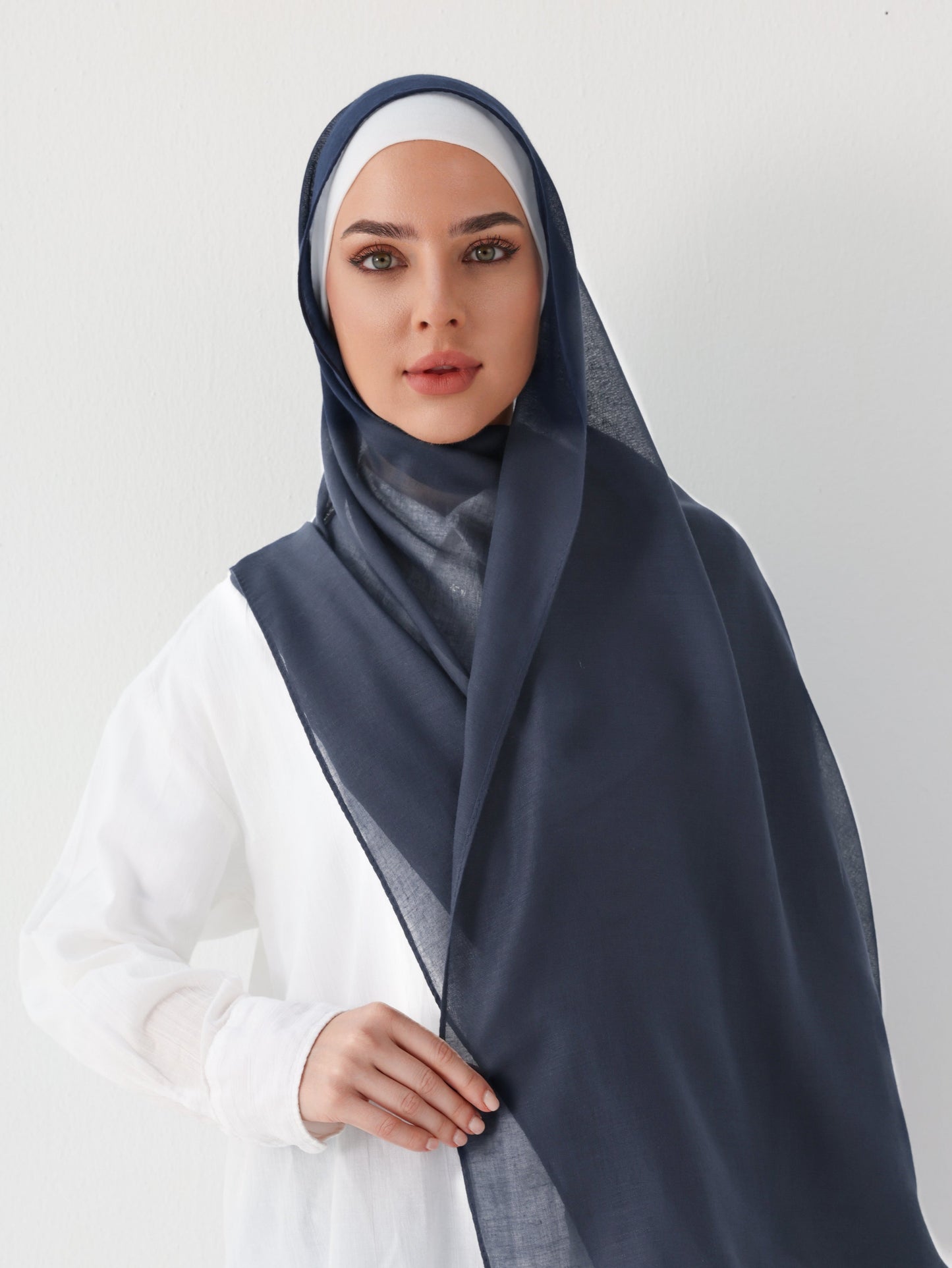 MODAL HIJAB - SLATE BLUE