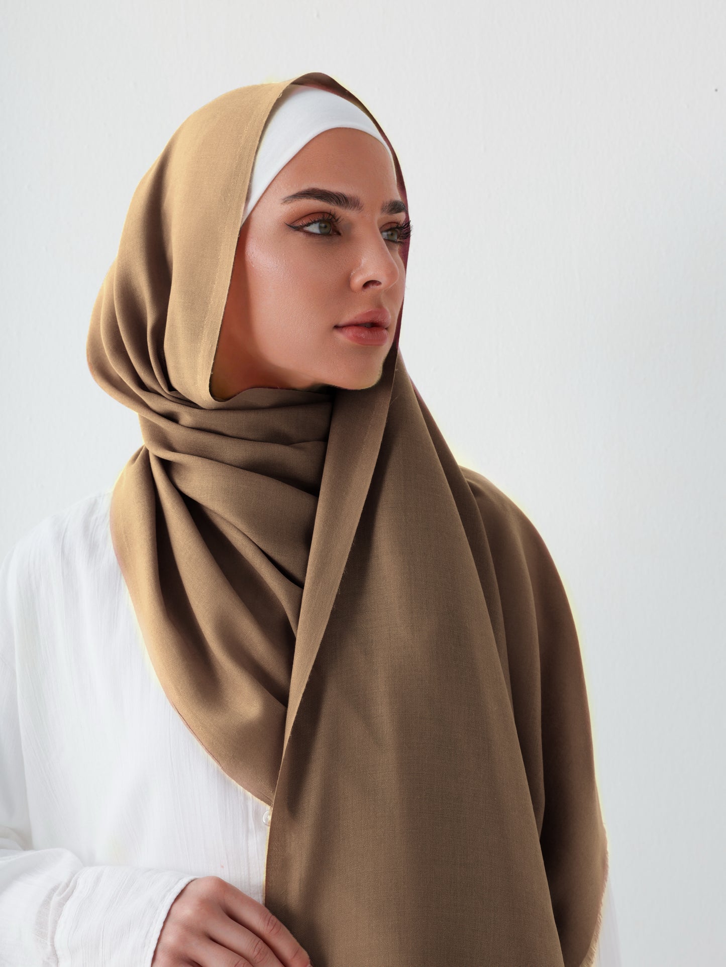 PREMIUM COTTON HIJAB - CAPPUCINO