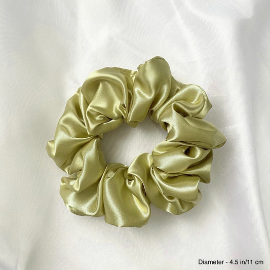 SILK SCRUNCHIE - MATCHA