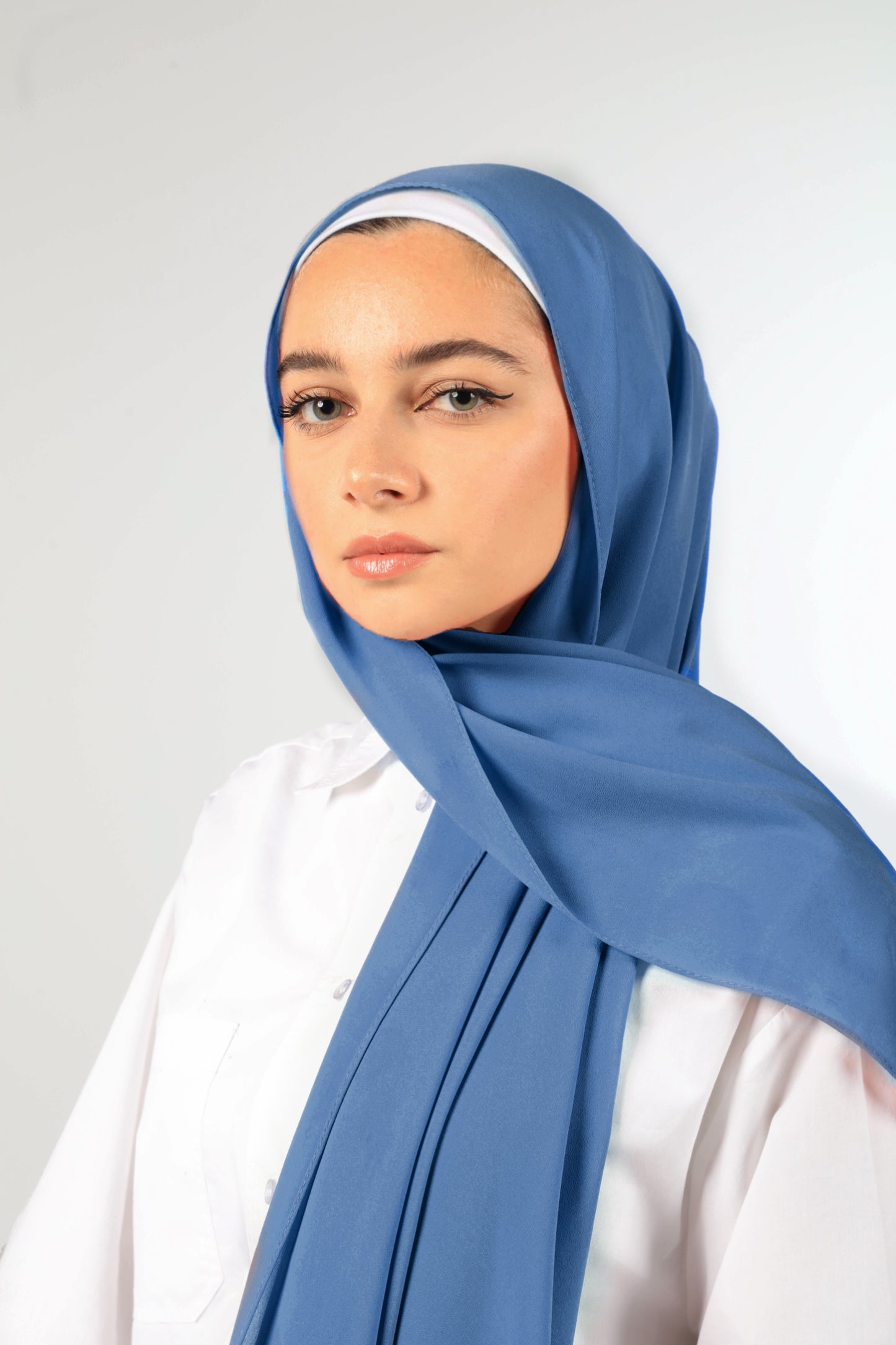 PREMIUM CHIFFON HIJAB - DENIM