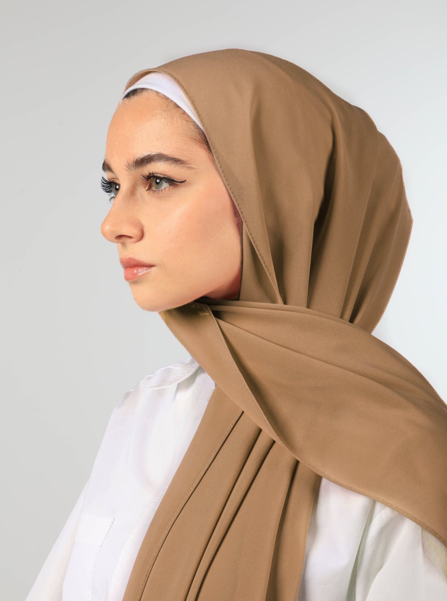 PREMIUM CHIFFON HIJAB - KHAKI