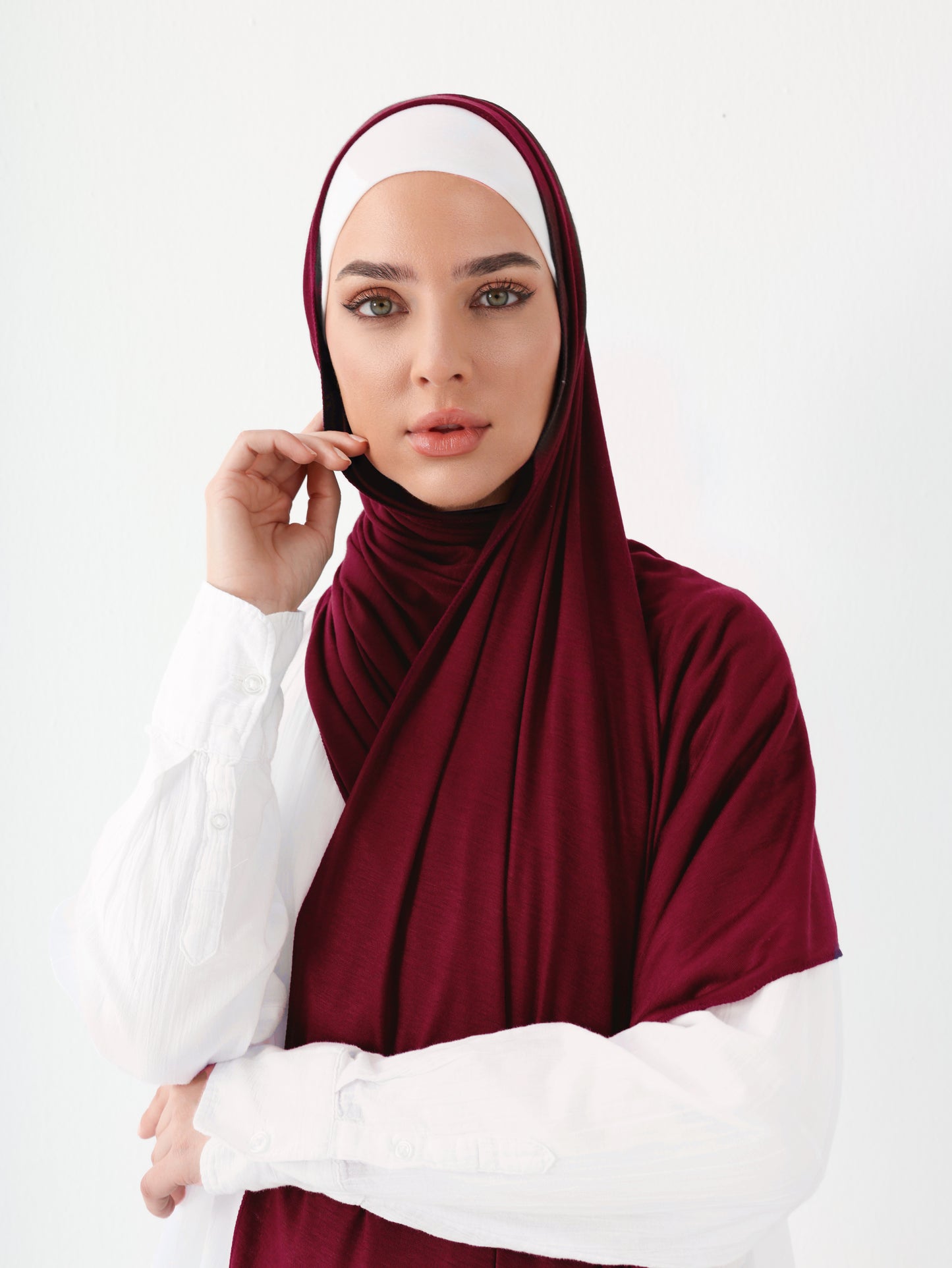 PREMIUM JERSEY HIJAB - CURRANT