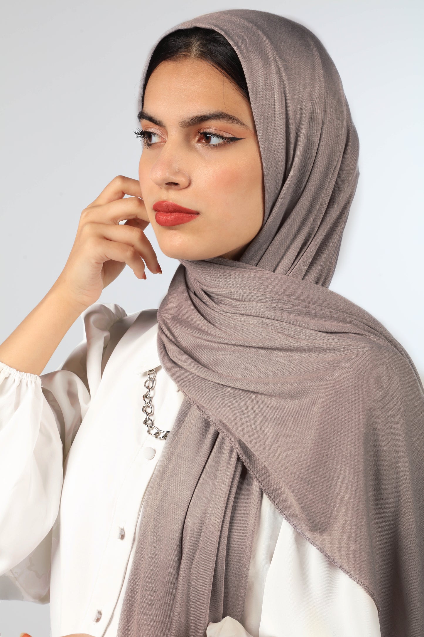 PREMIUM JERSEY HIJAB - TAUPE