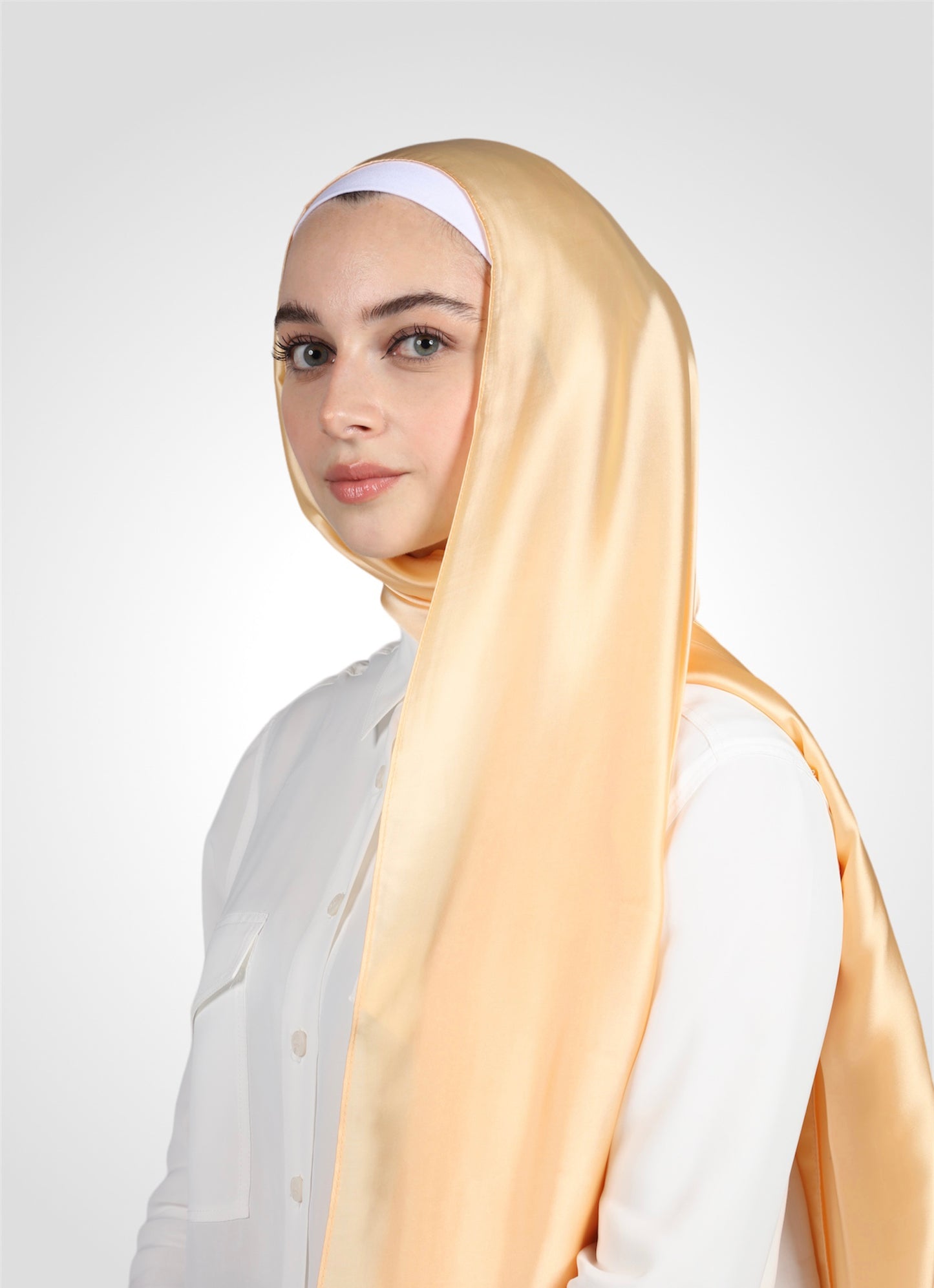 PREMIUM SATIN HIJAB - MACAROON