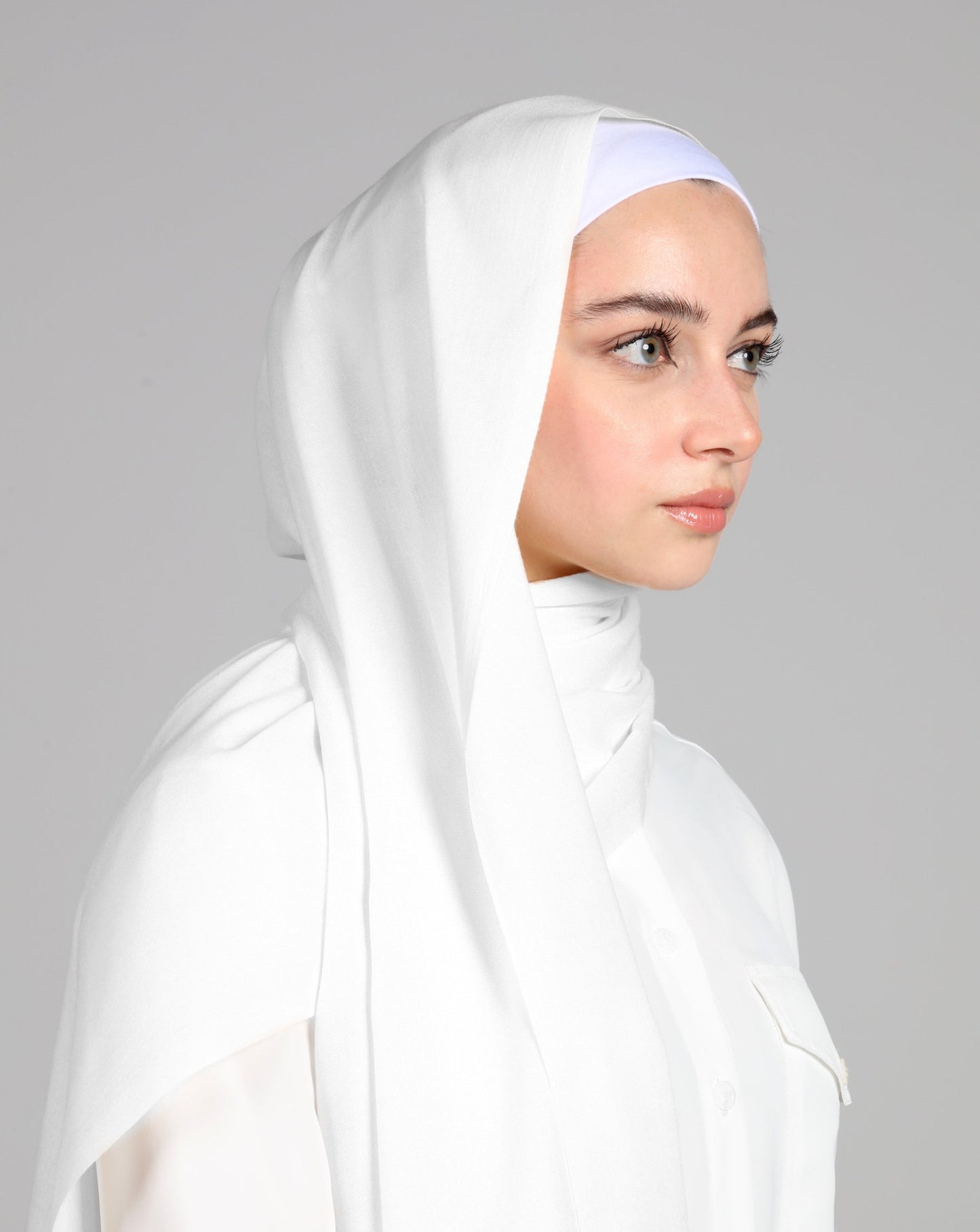 PREMIUM COTTON HIJAB - WHITE