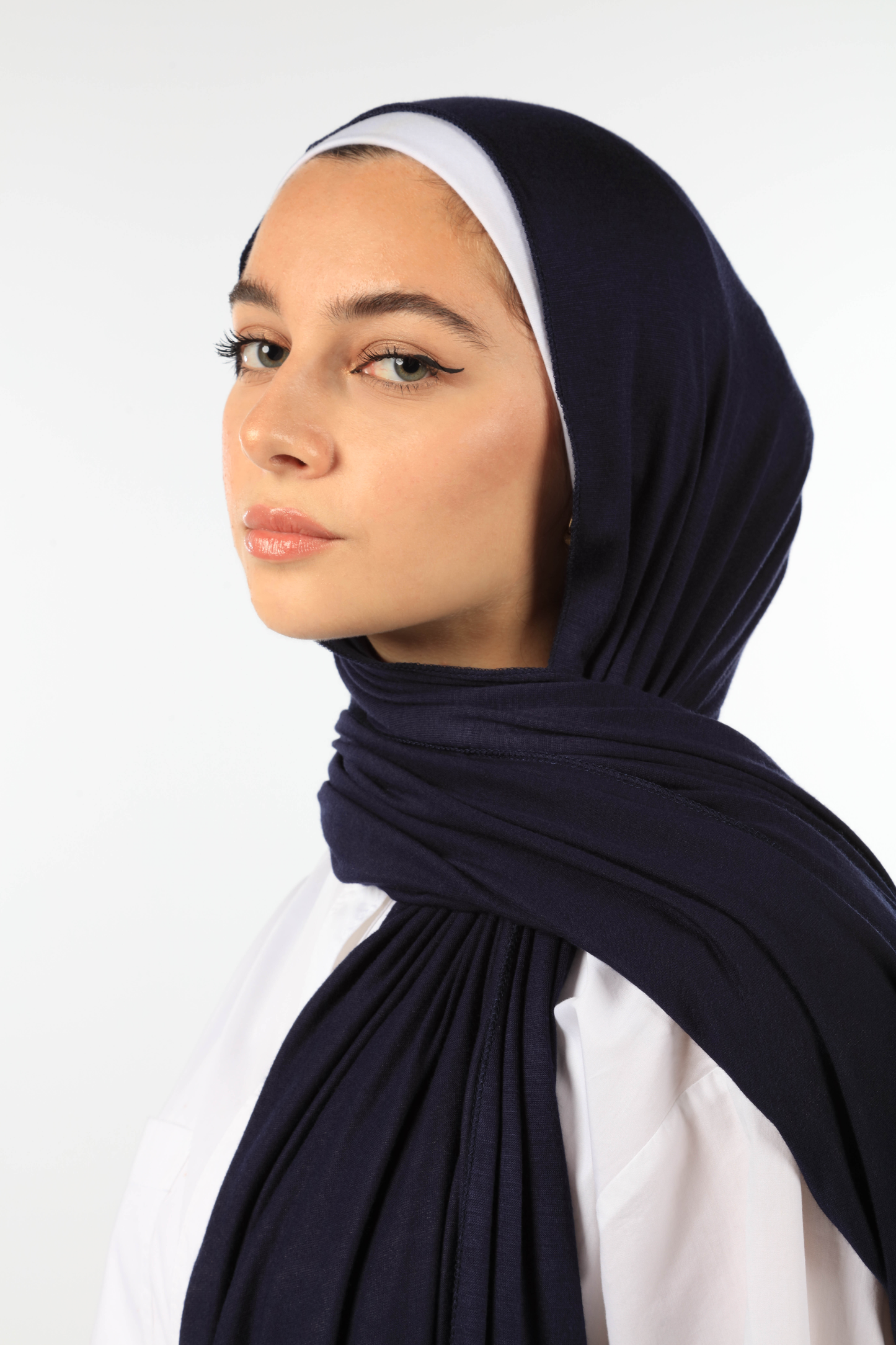 PREMIUM JERSEY HIJAB - NAVY BLUE