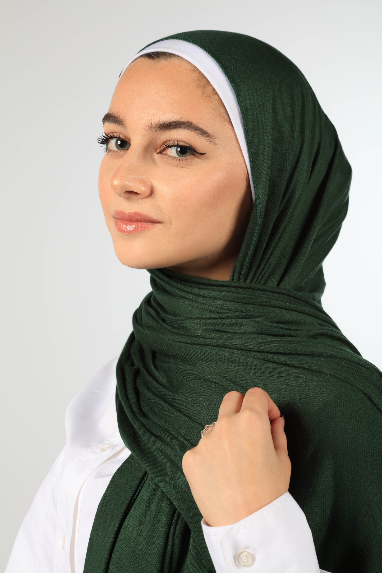 PREMIUM JERSEY HIJAB - DARK FOREST