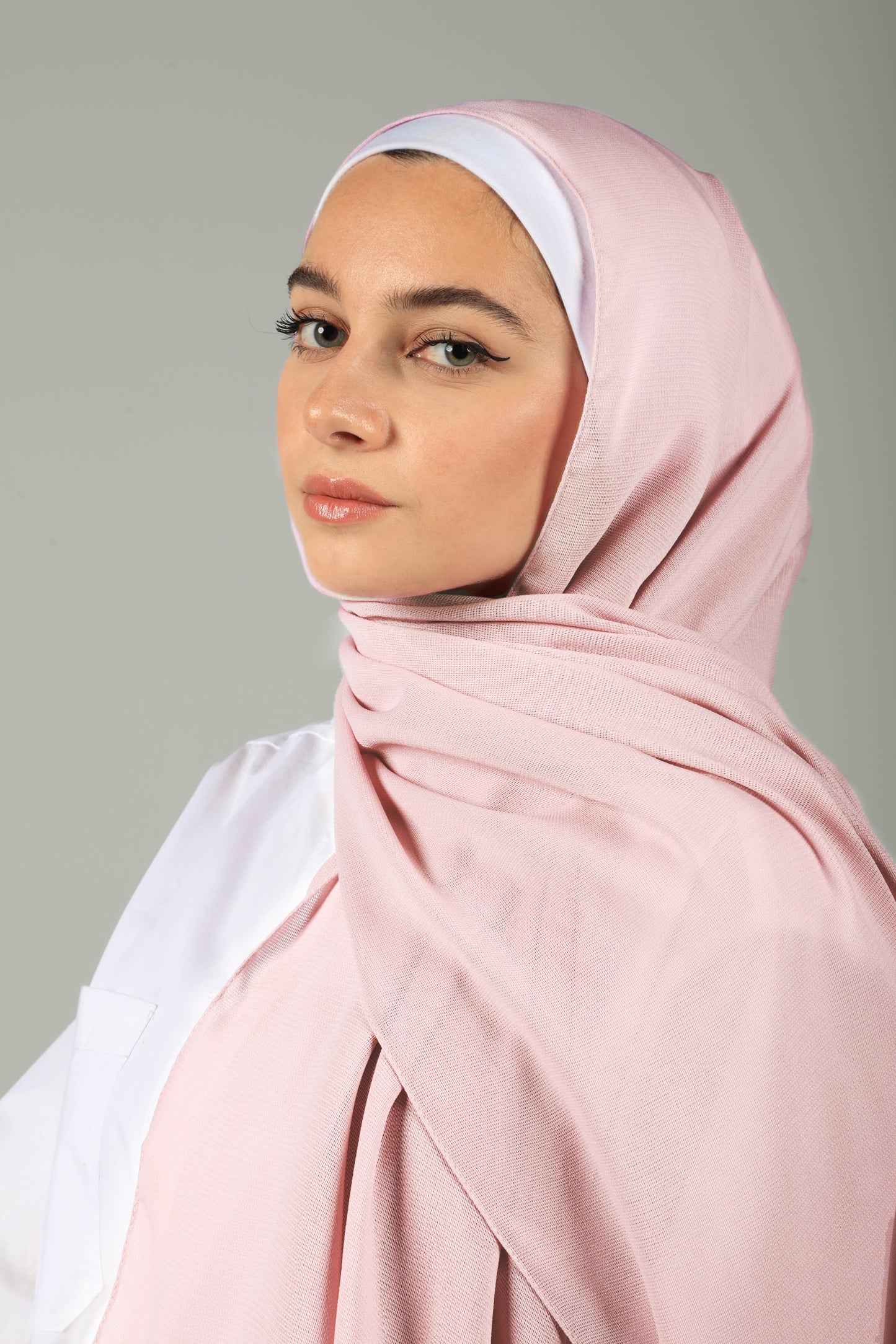 INTERNET COTTON HIJAB - FLAMINGO