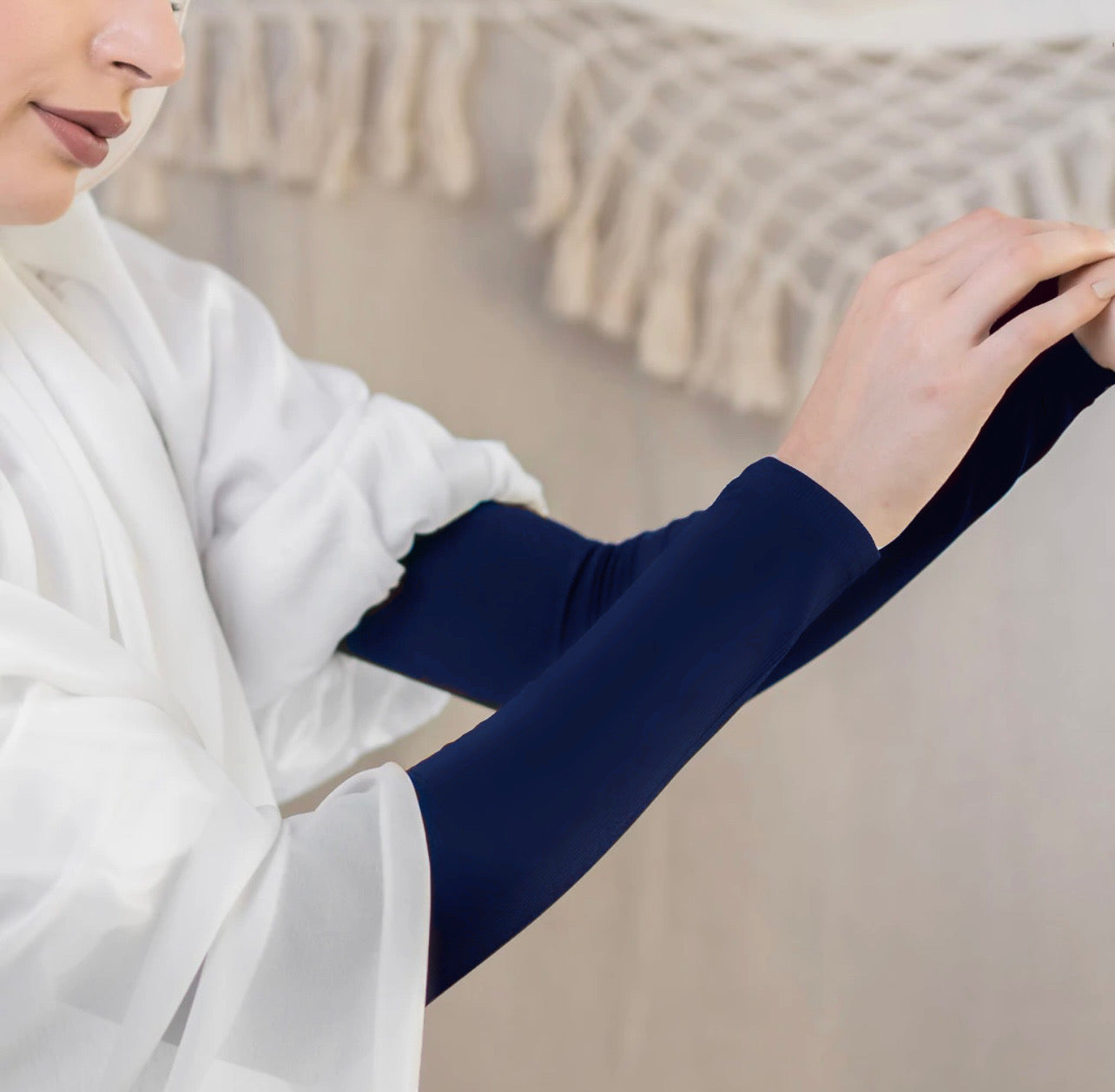 ARM SLEEVES - NAVY BLUE