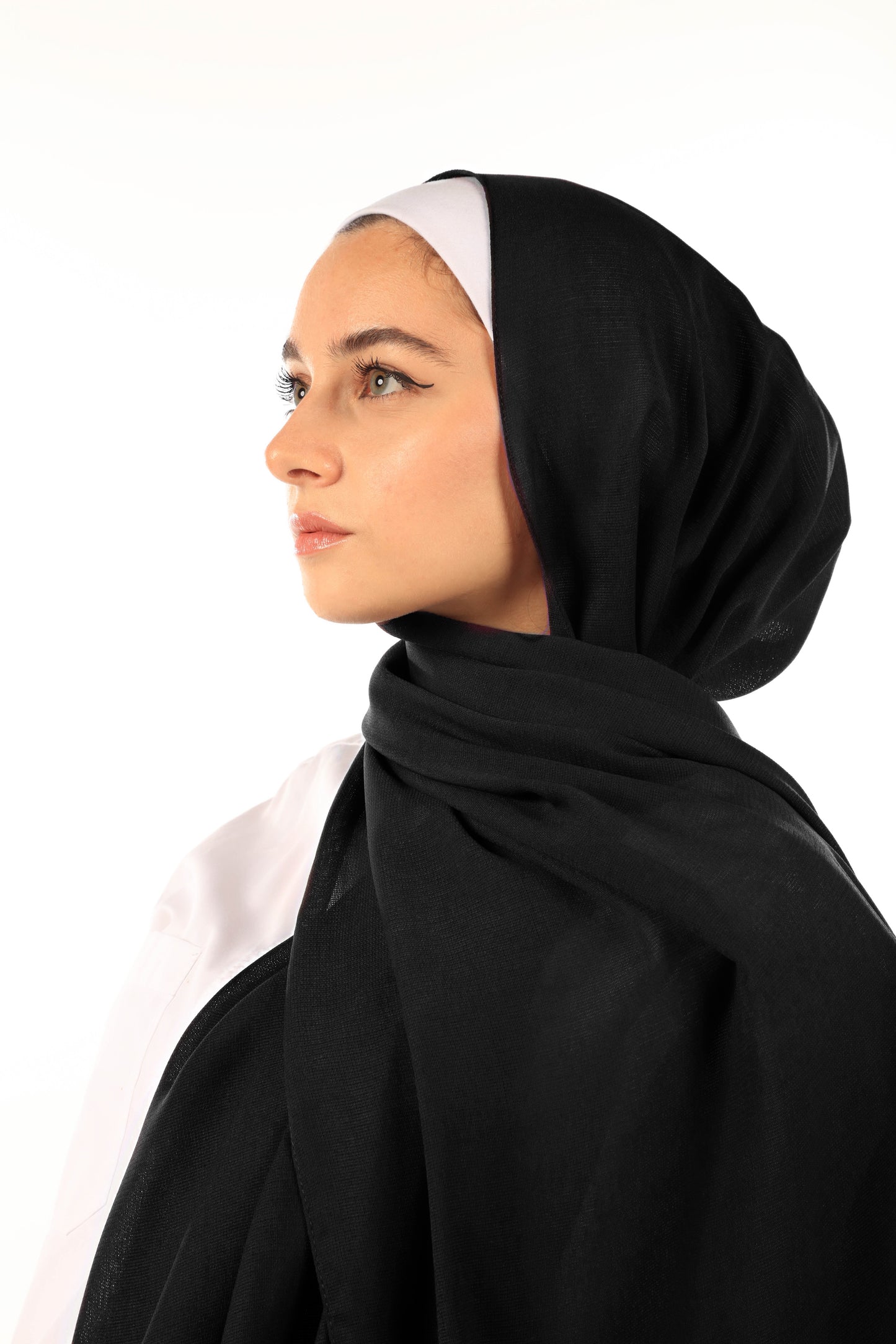 INTERNET COTTON HIJAB - BLACK