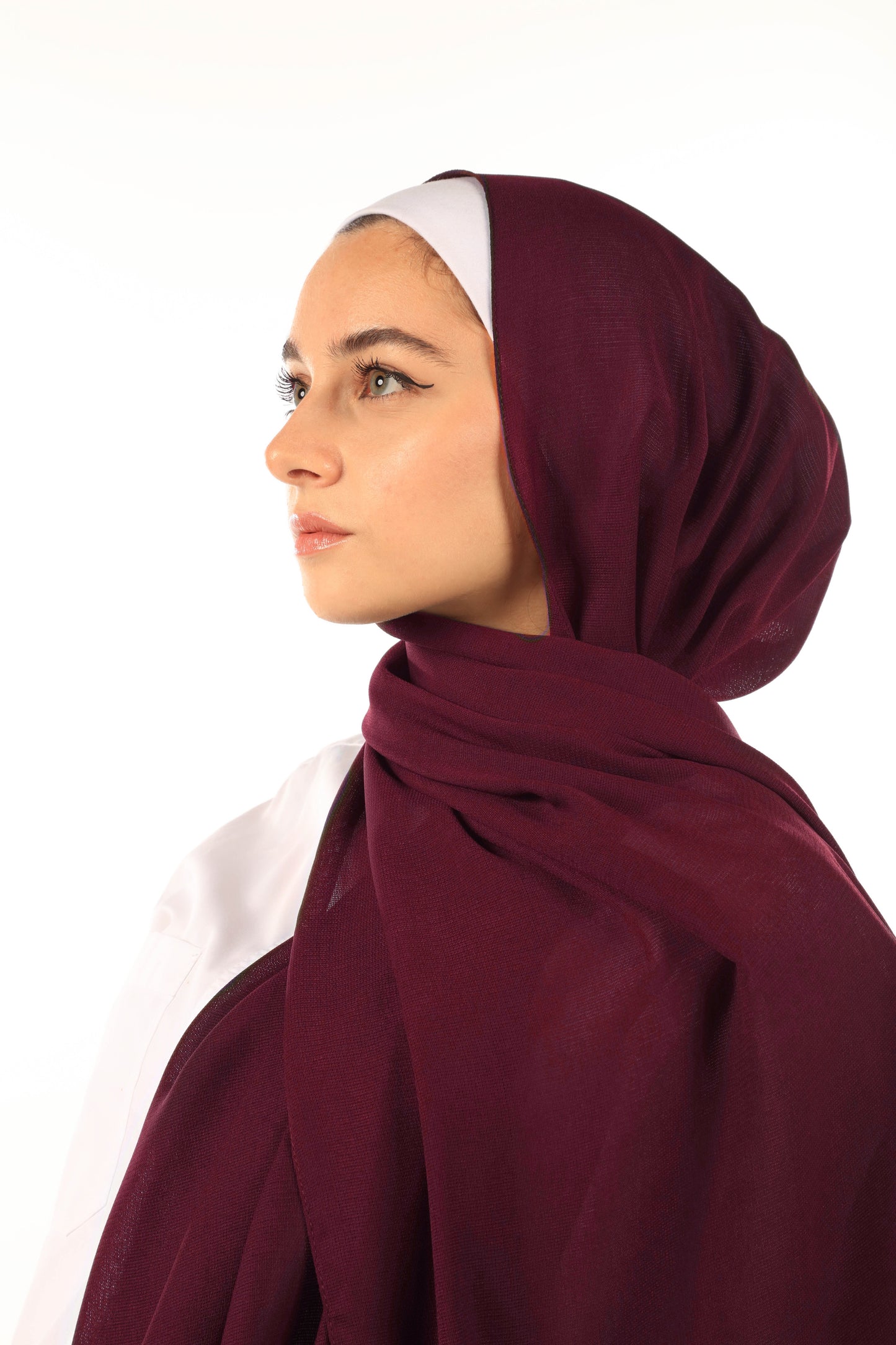 INTERNET COTTON HIJAB - MAROON
