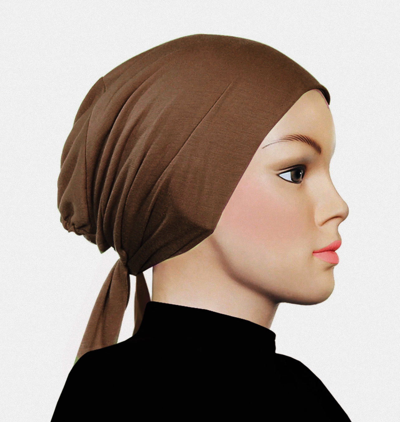 PURE COTTON TIE-BACK UNDERCAP - CEDAR