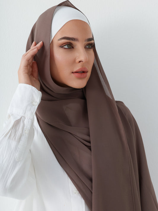 PREMIUM CHIFFON HIJAB - CEDAR