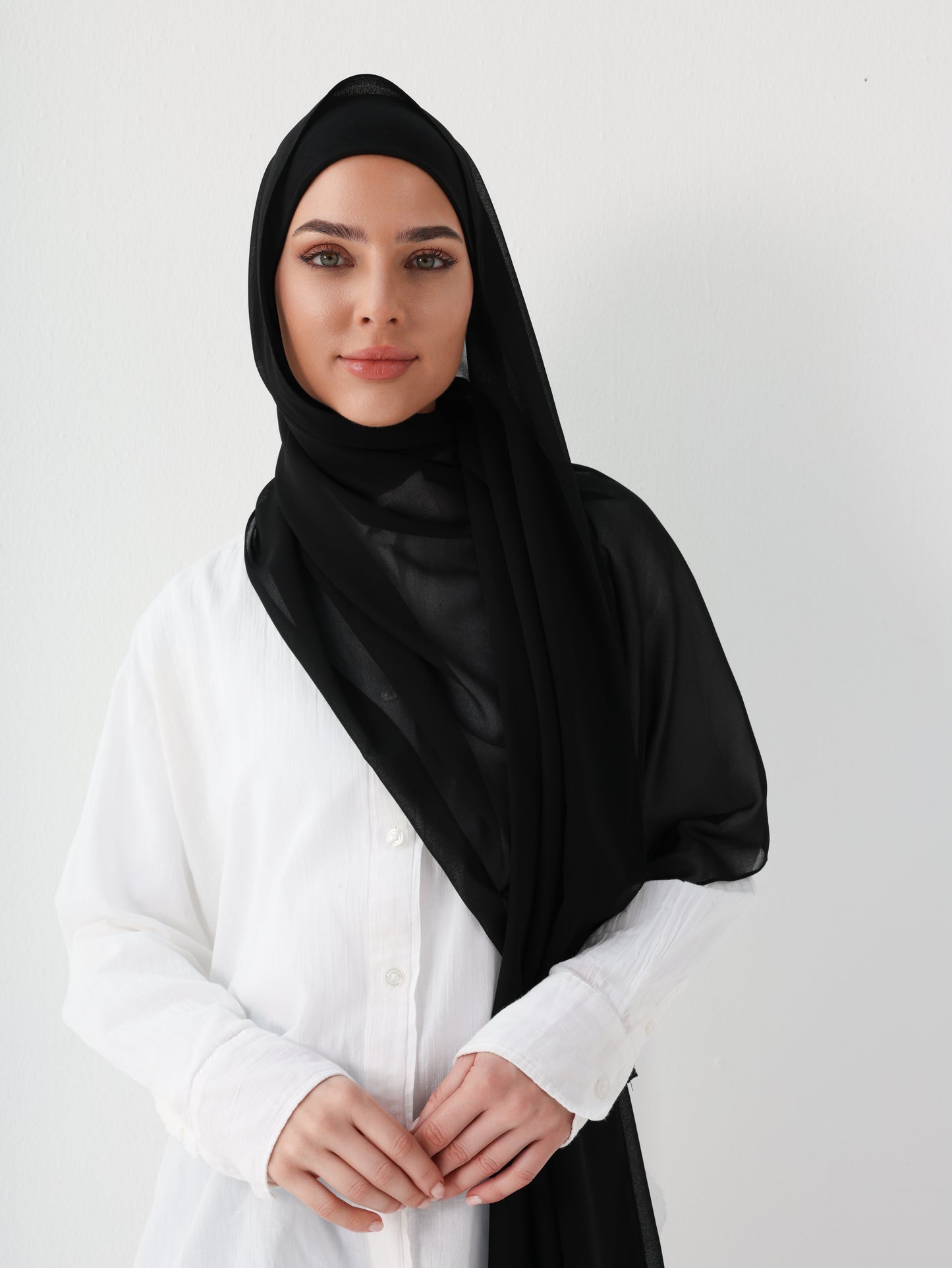 PREMIUM CHIFFON HIJAB - BLACK