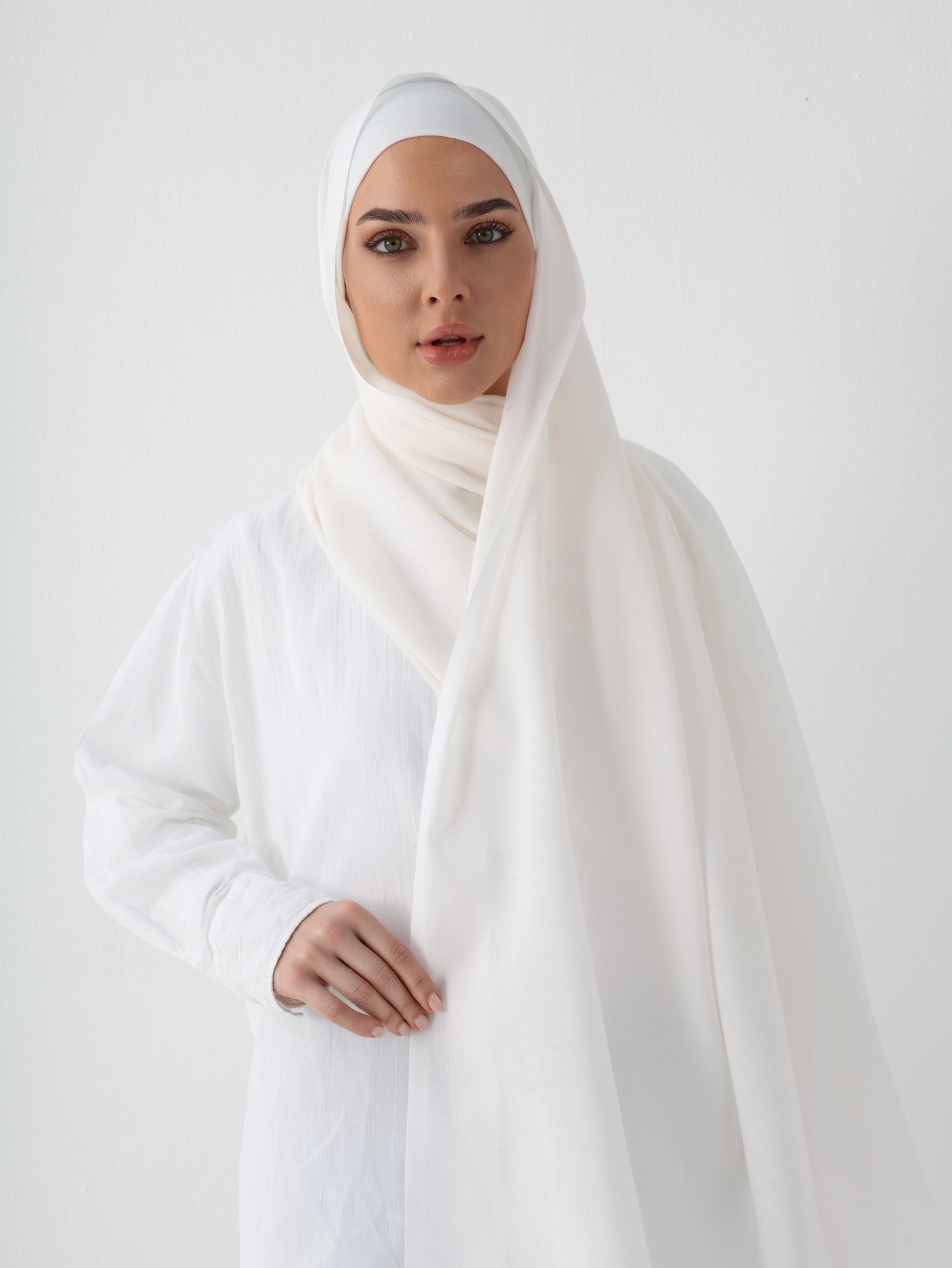 PREMIUM COTTON HIJAB - WHITE