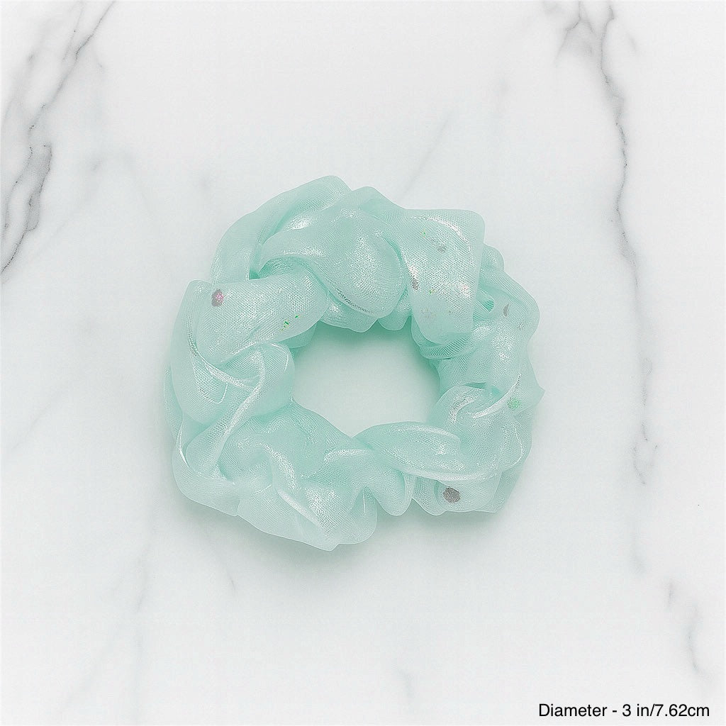 TWINKLE ORGANZA SCRUNCHIE - MINT