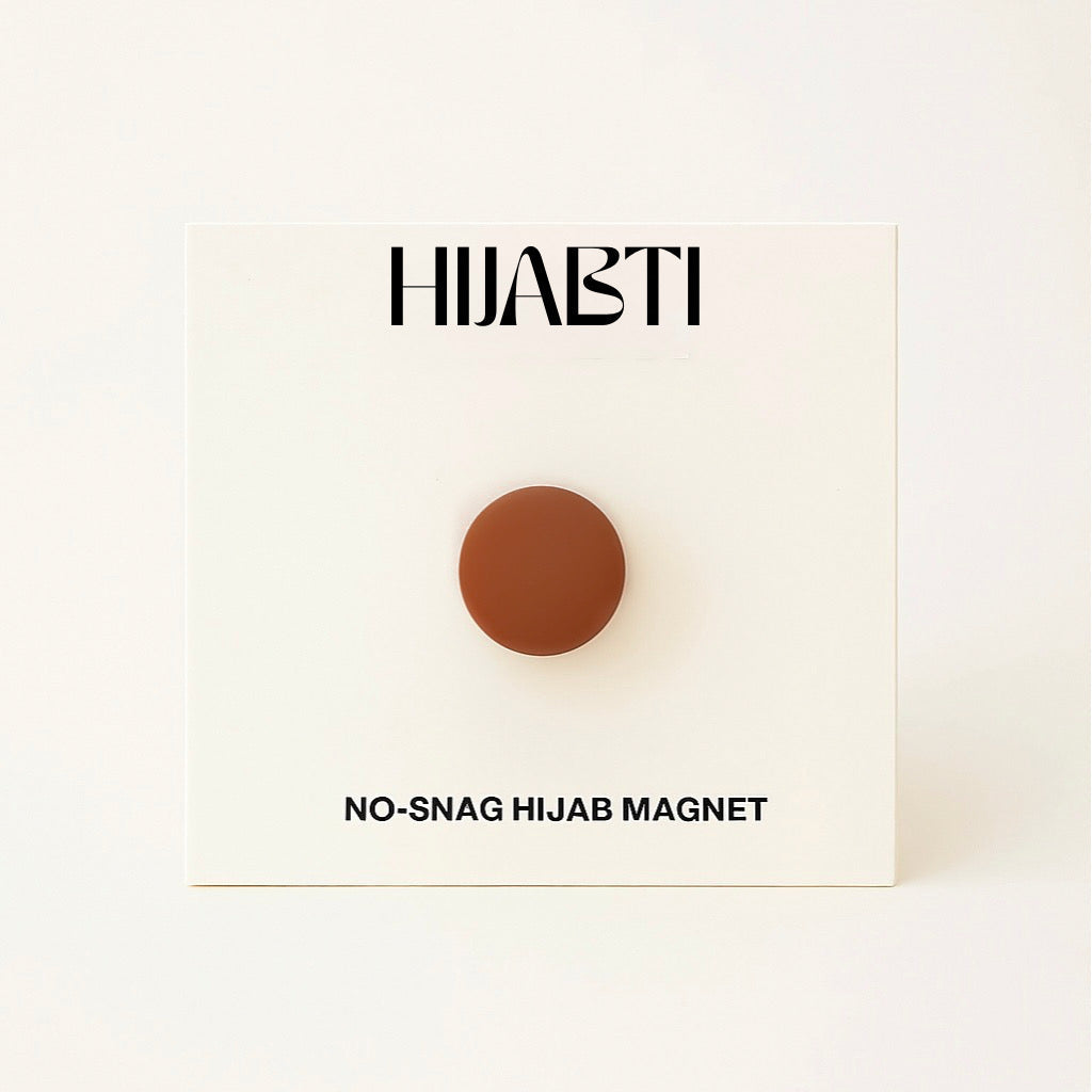 SNAG-FREE HIJAB MAGNET - ROSEWOOD
