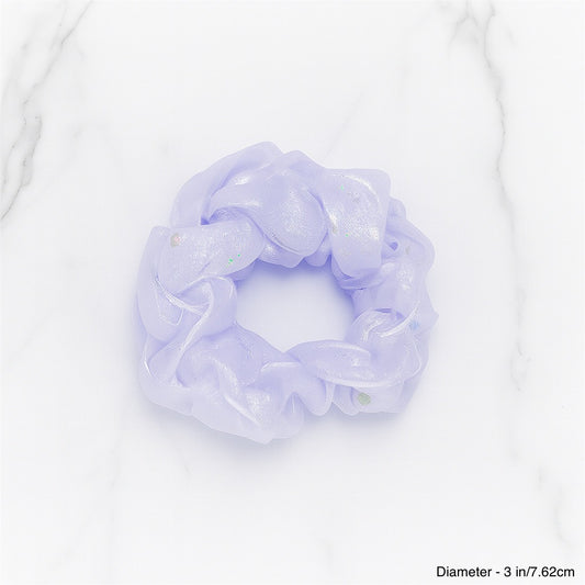 TWINKLE ORGANZA SCRUNCHIE - LILAC