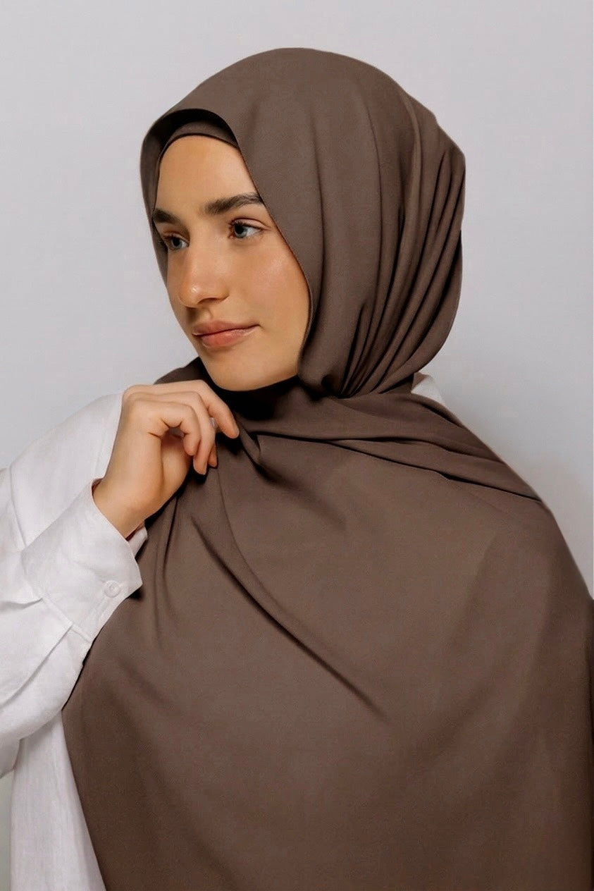 FLOWY INSTANT CHIFFON HIJAB - CEDAR