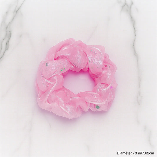 TWINKLE ORGANZA SCRUNCHIE - PINK