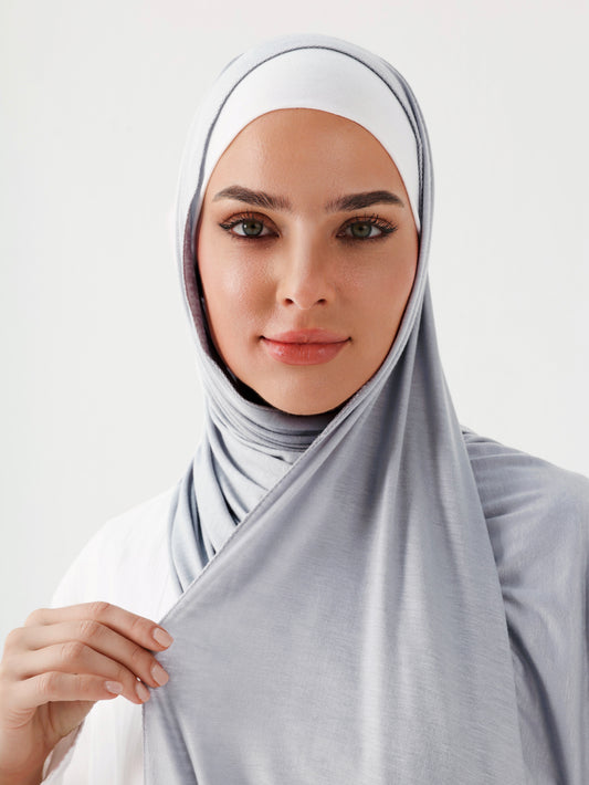 PREMIUM JERSEY HIJAB - POWDER BLUE