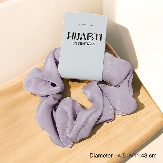 SHIMMER ORGANZA SCRUNCHIE - LILAC